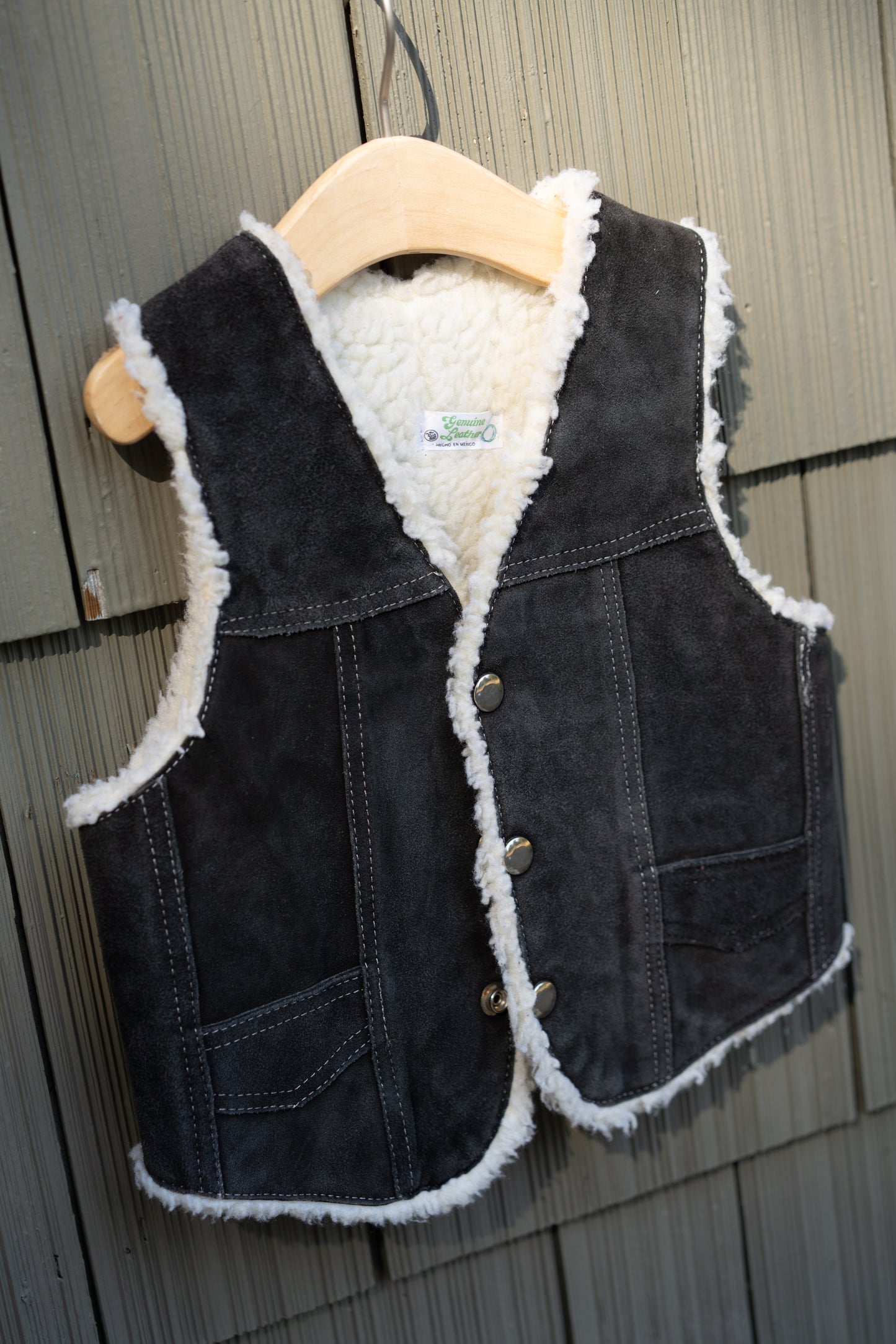 Shearling Leather Vest (Kids)