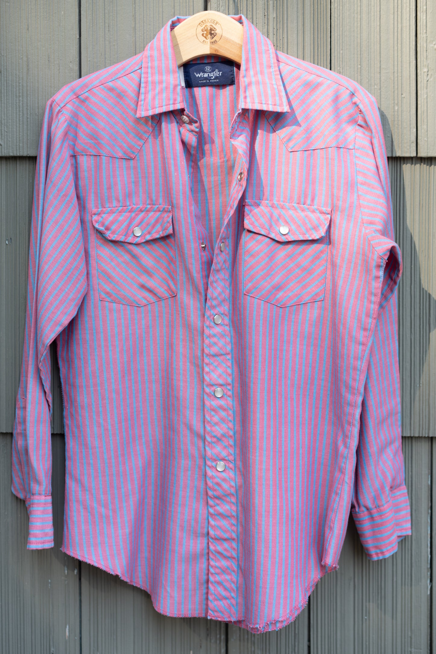 Kids Wrangler Western Snap Shirt