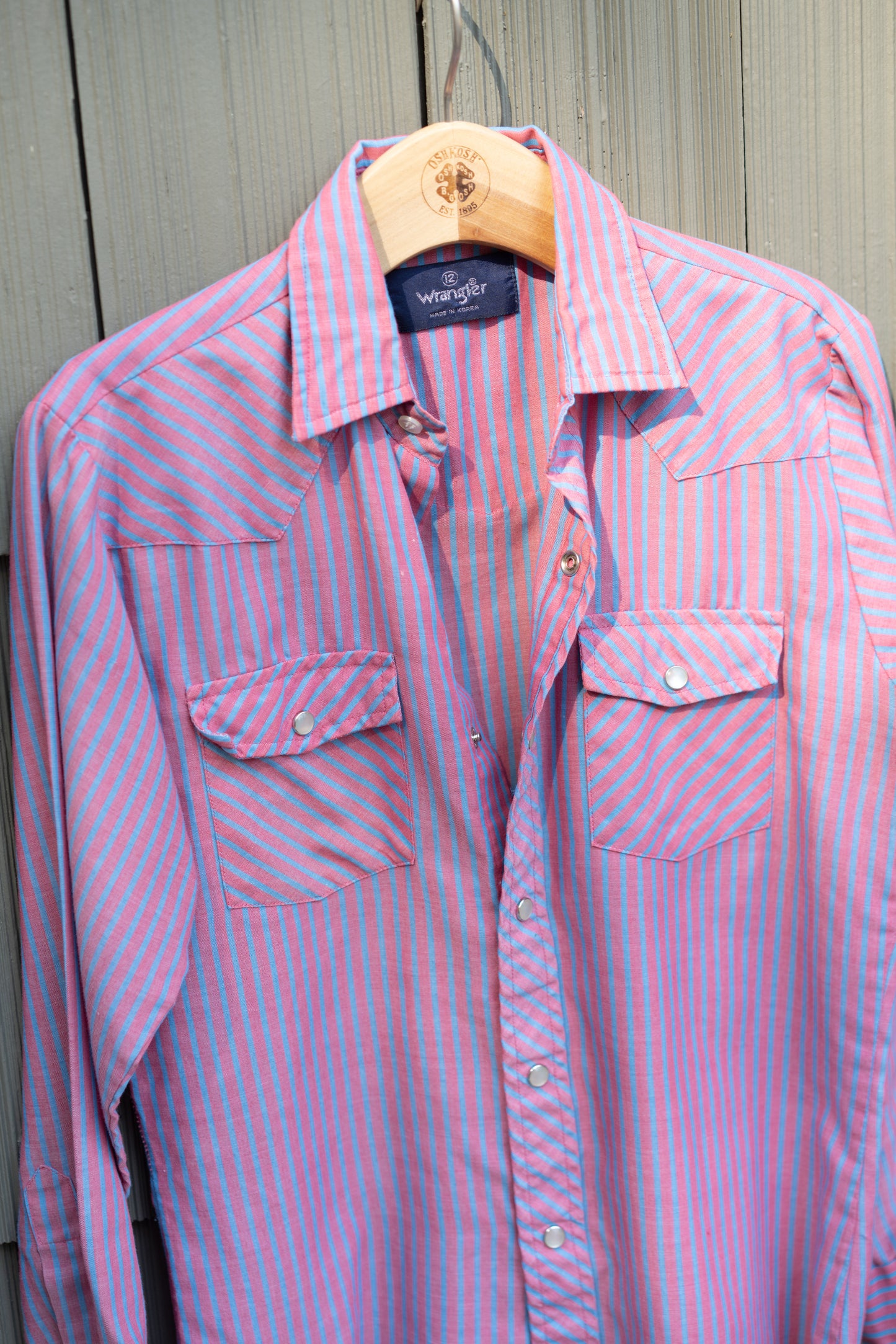 Kids Wrangler Western Snap Shirt