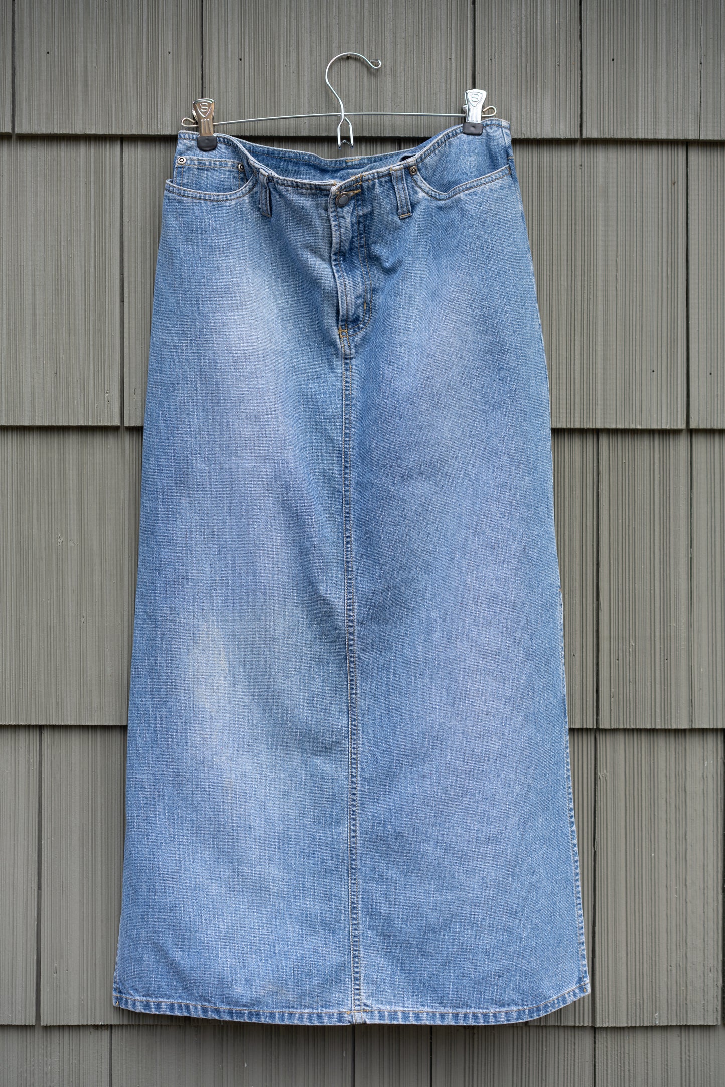 Denim Maxi Skirt