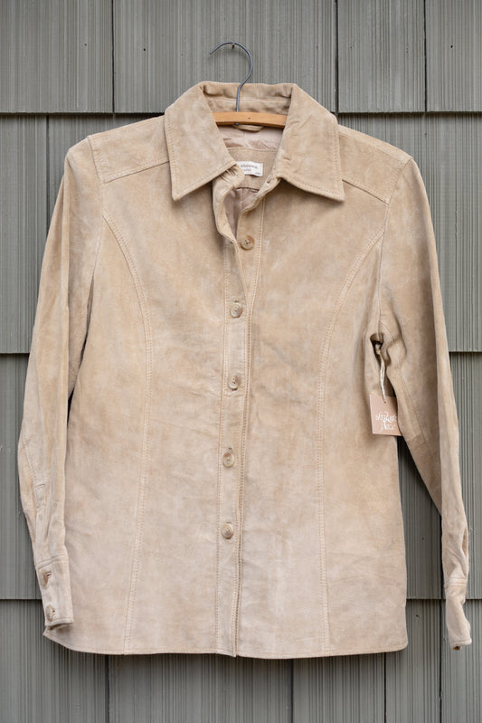 Suede Shirt Jacket