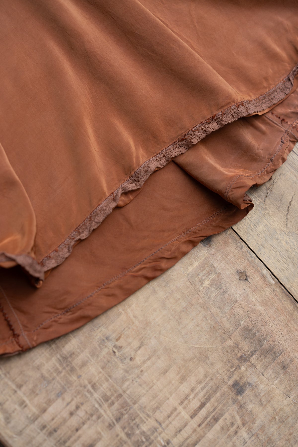 Hand-Dyed Rayon Crepe Slip Dress