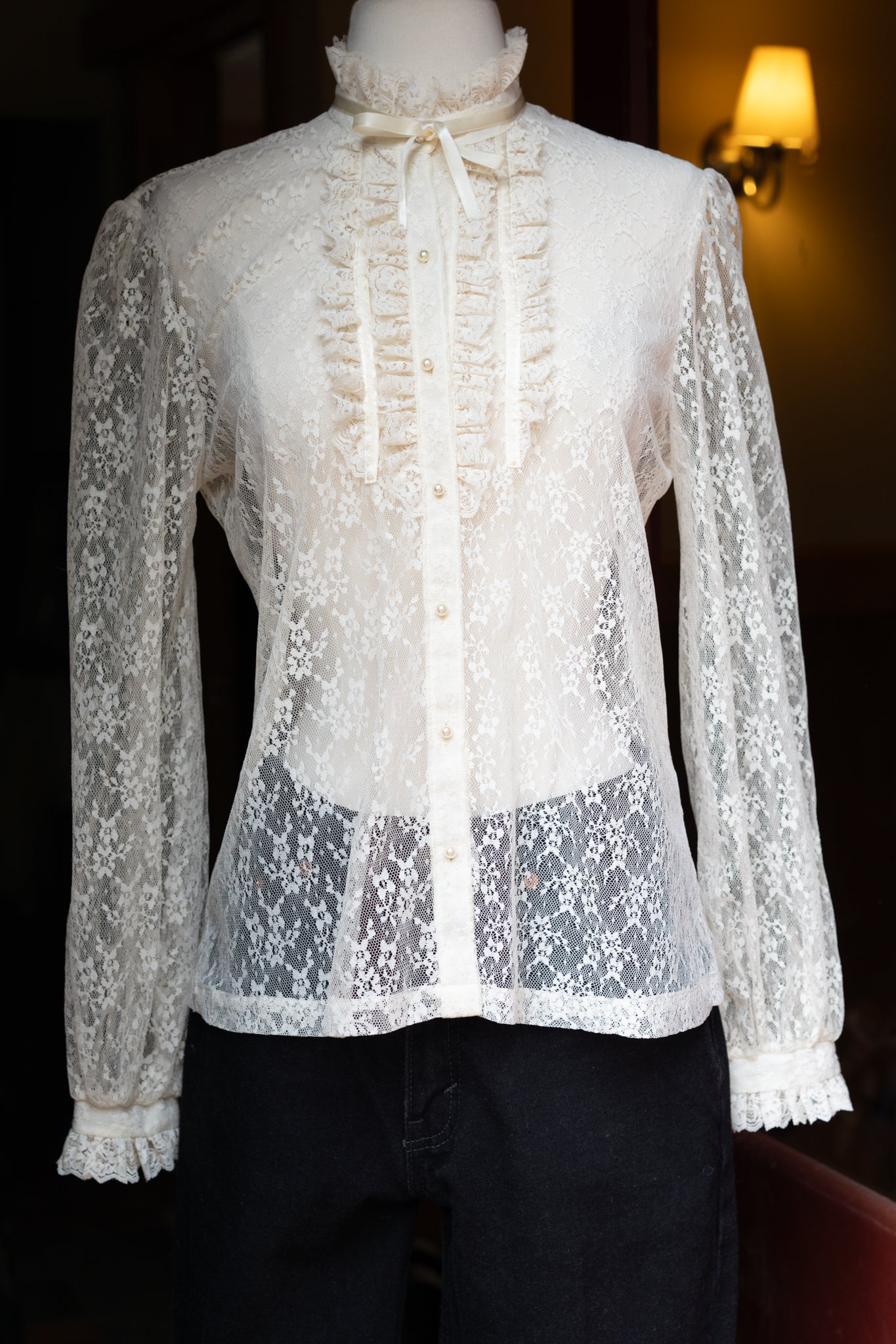 1970's Lace Blouse