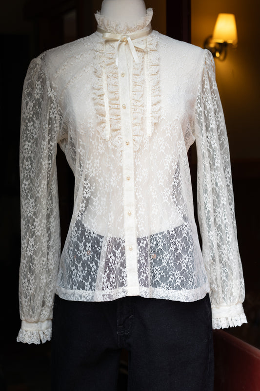 1970's Lace Blouse