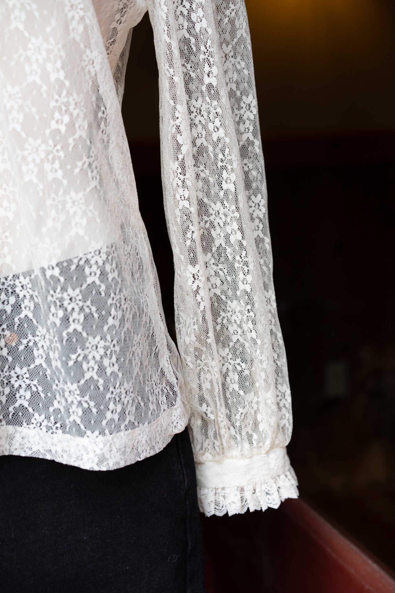 1970's Lace Blouse