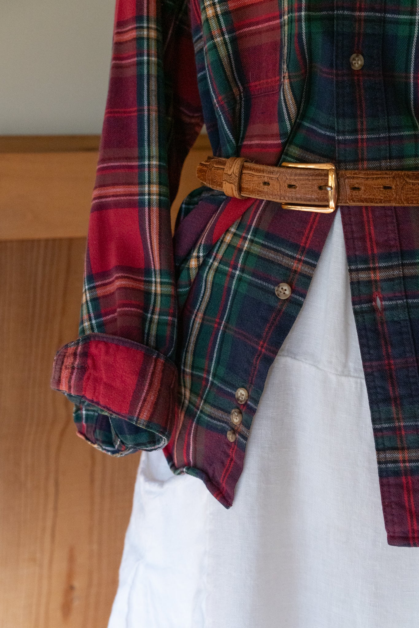 Eddie Bauer Plaid Button-Down