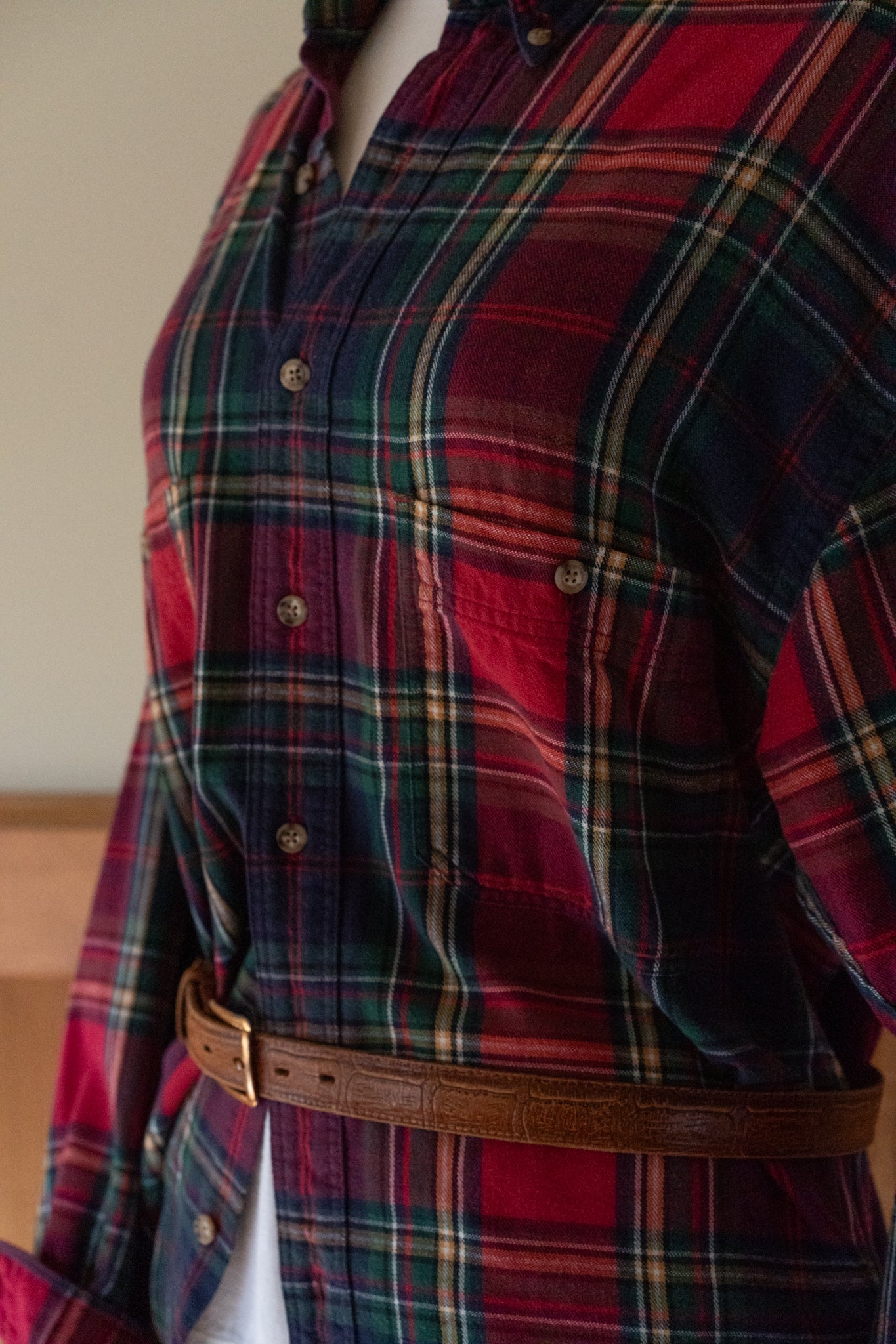 Eddie Bauer Plaid Button-Down