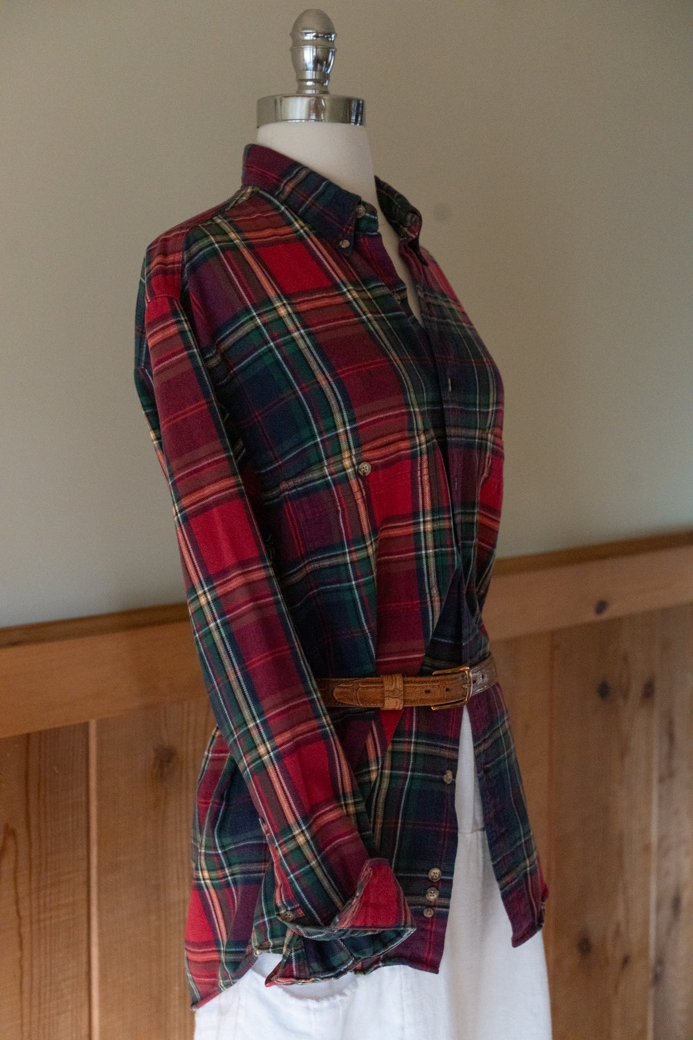 Eddie Bauer Plaid Button-Down