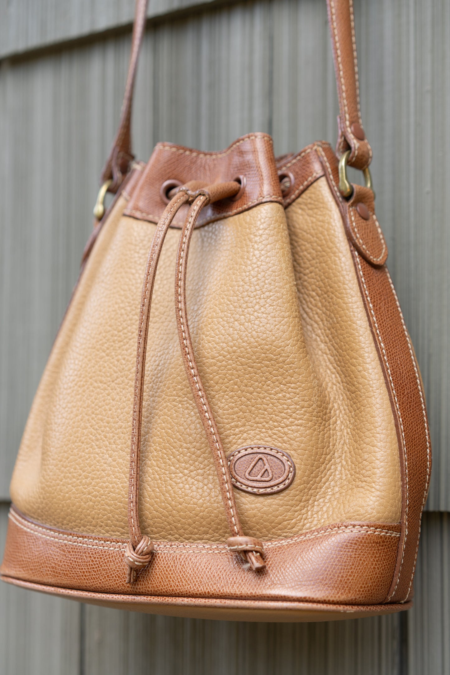 Liz Claiborne Leather Bucket Bag