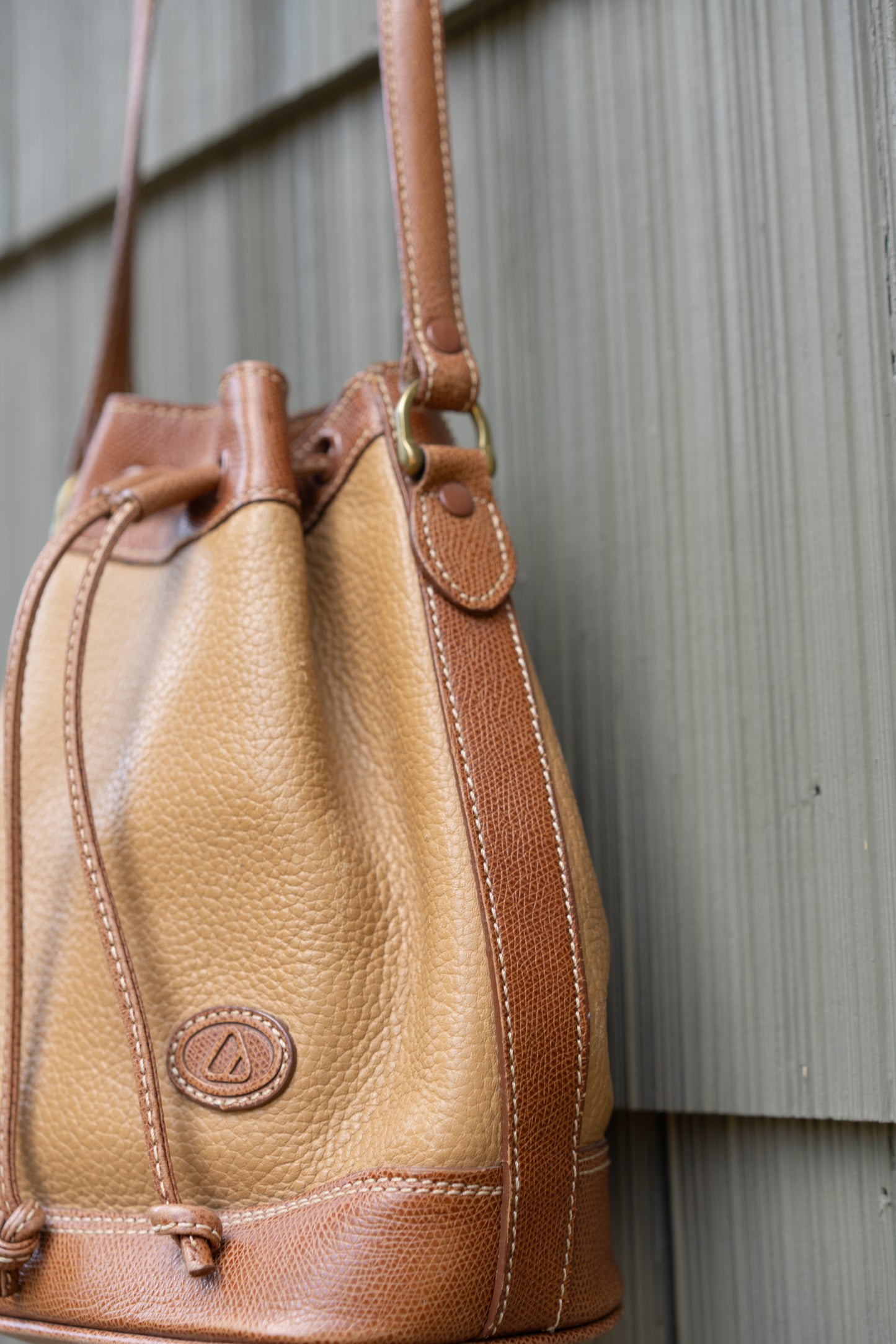 Liz Claiborne Leather Bucket Bag