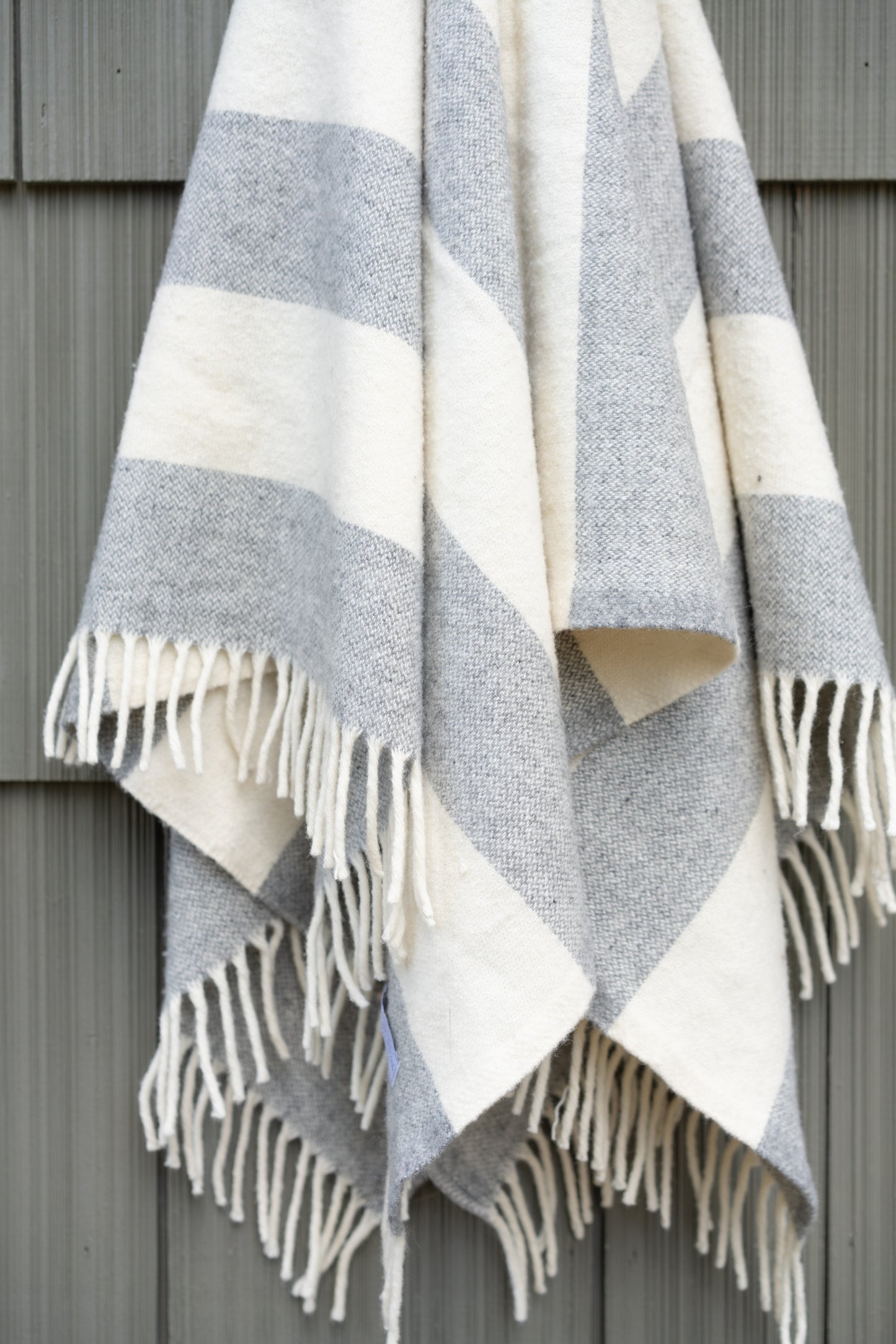 Faribault Wool Stripe Throw Blanket