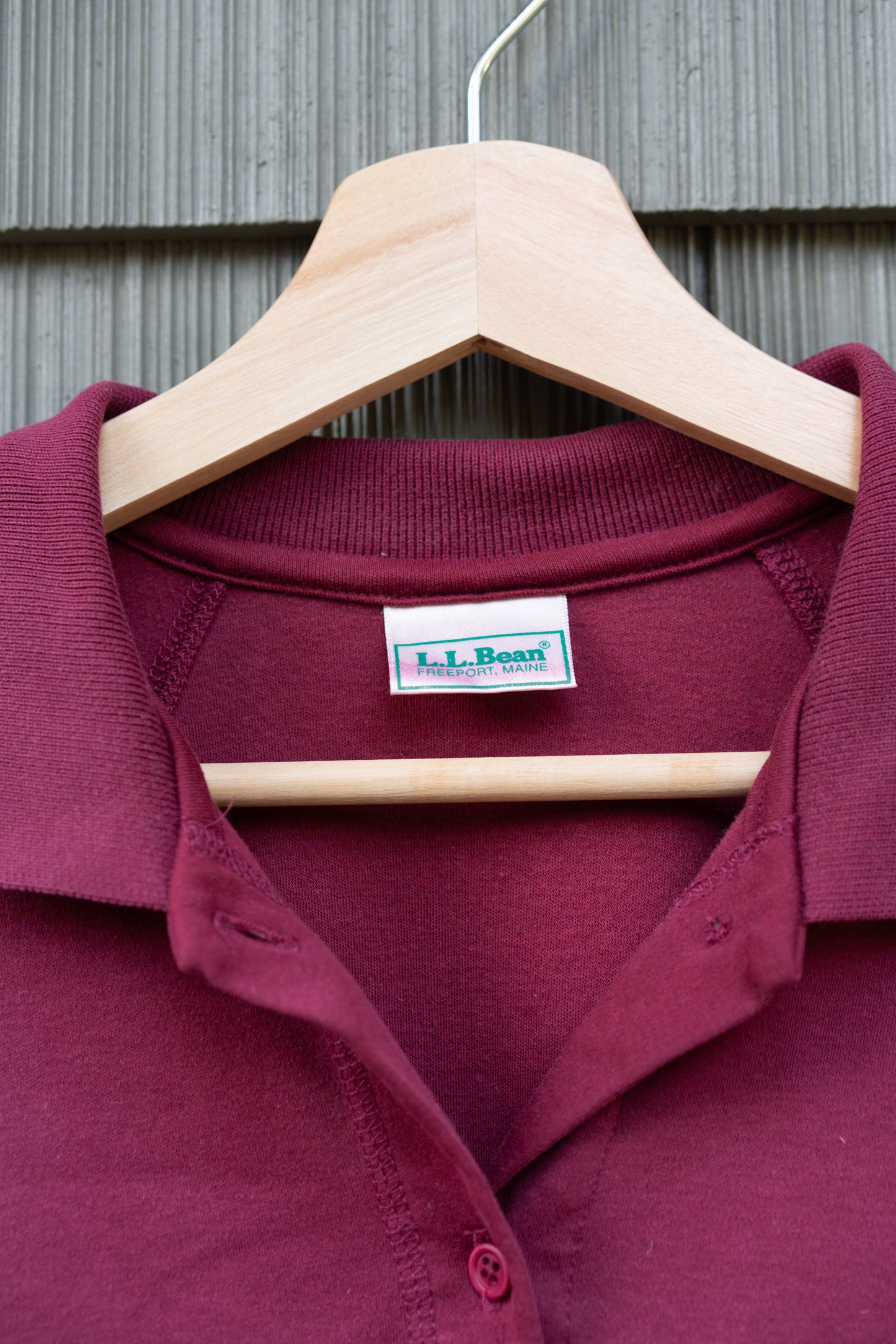 L.L.Bean Knit Button-Up Shirt