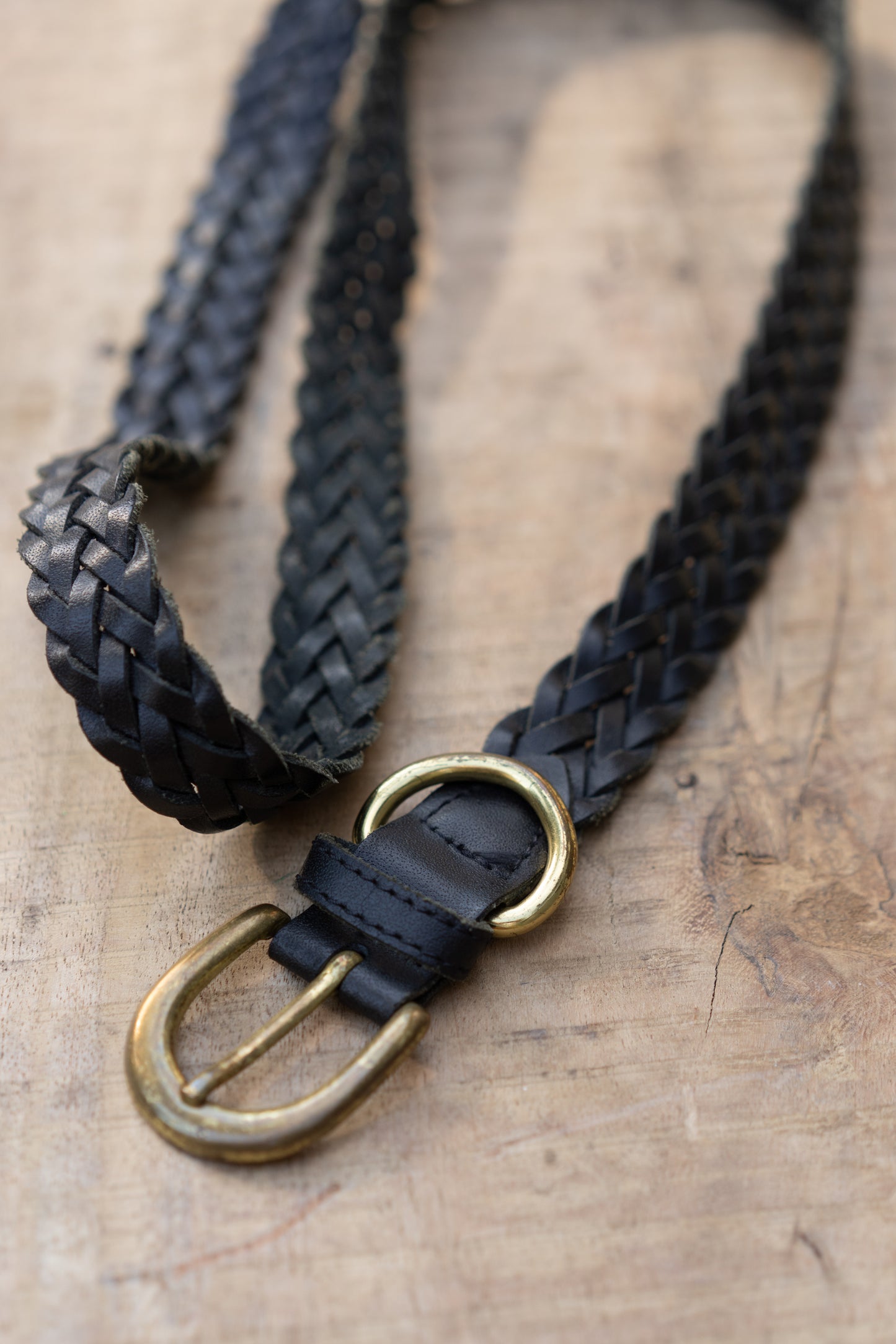 Braided Leather Belt