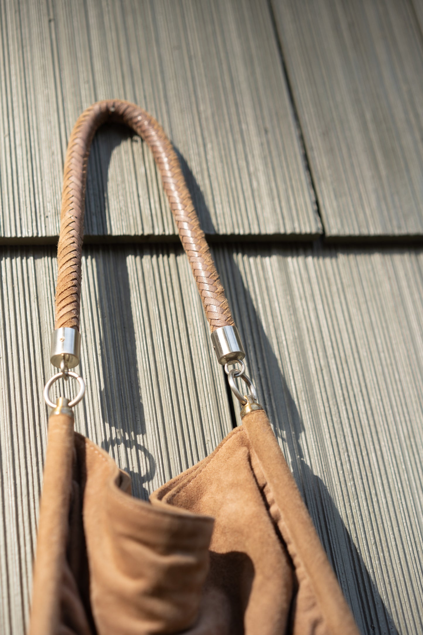 Reiss Suede Fringe Hobo Bag