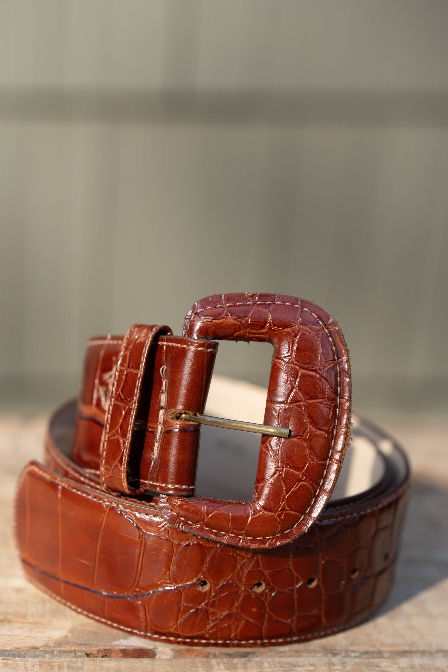 Nordstrom Alligator Grain Steerhide Belt