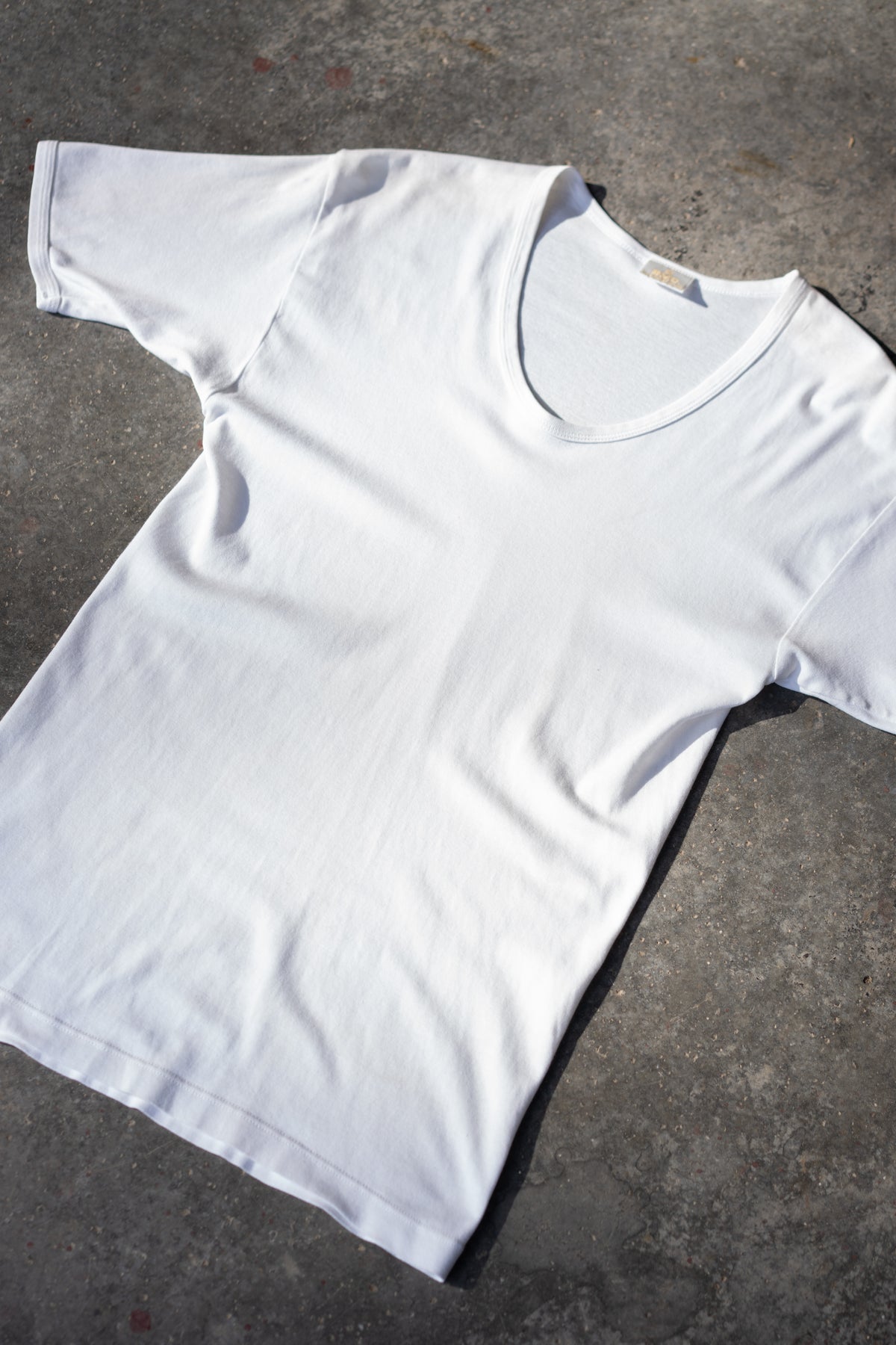 Perfect Cotton Scoop Neck Tee