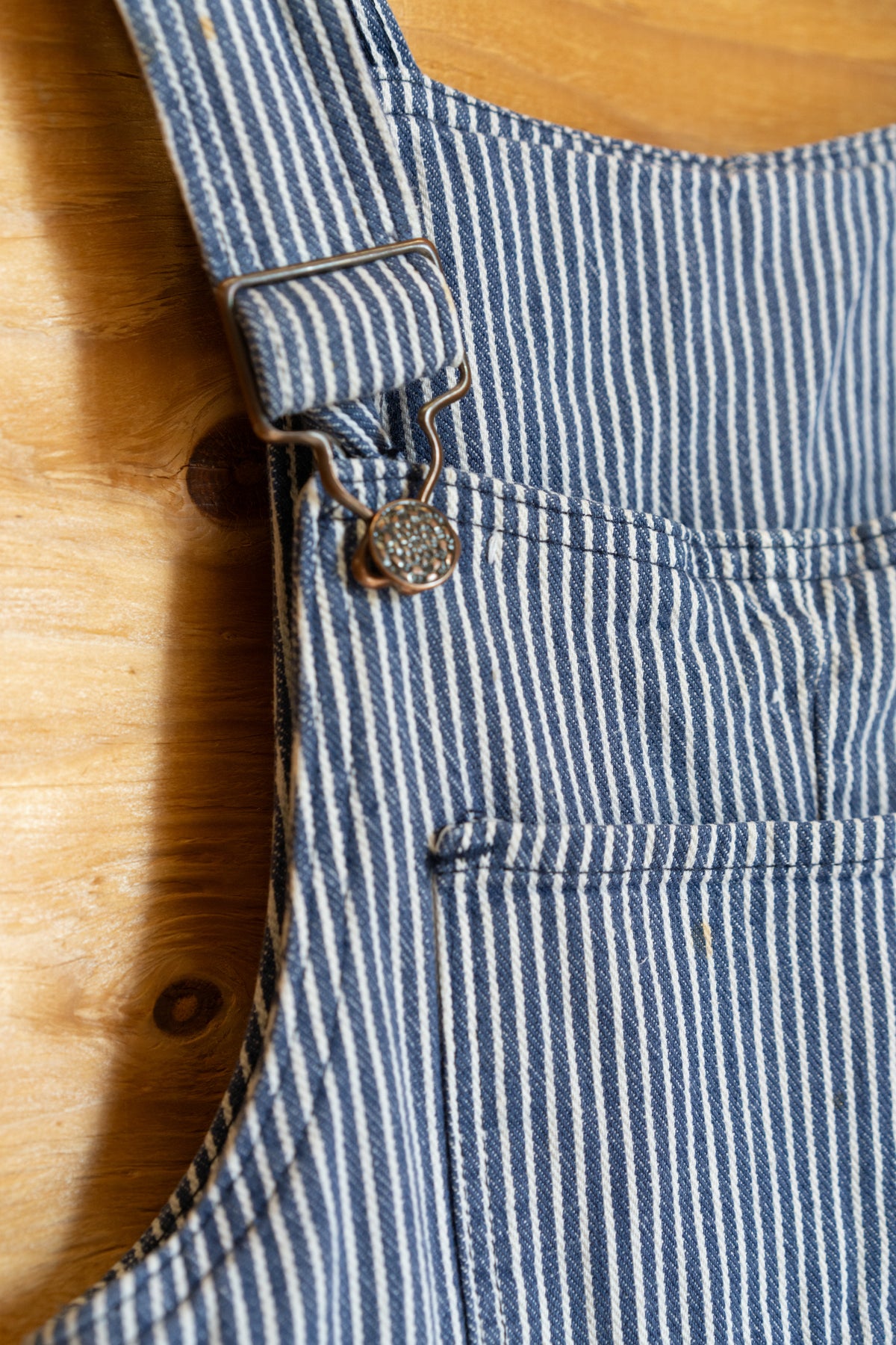 1995 GAP Hickory Stripe Overalls