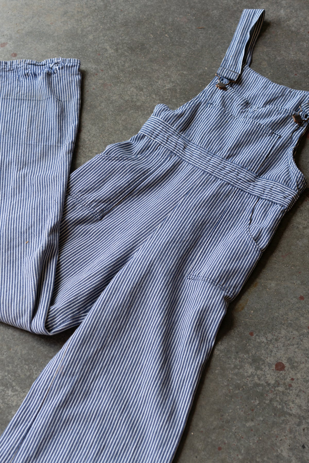 1995 GAP Hickory Stripe Overalls