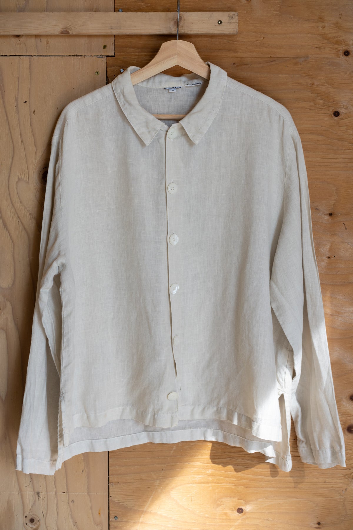 Linen Button Front Shirt