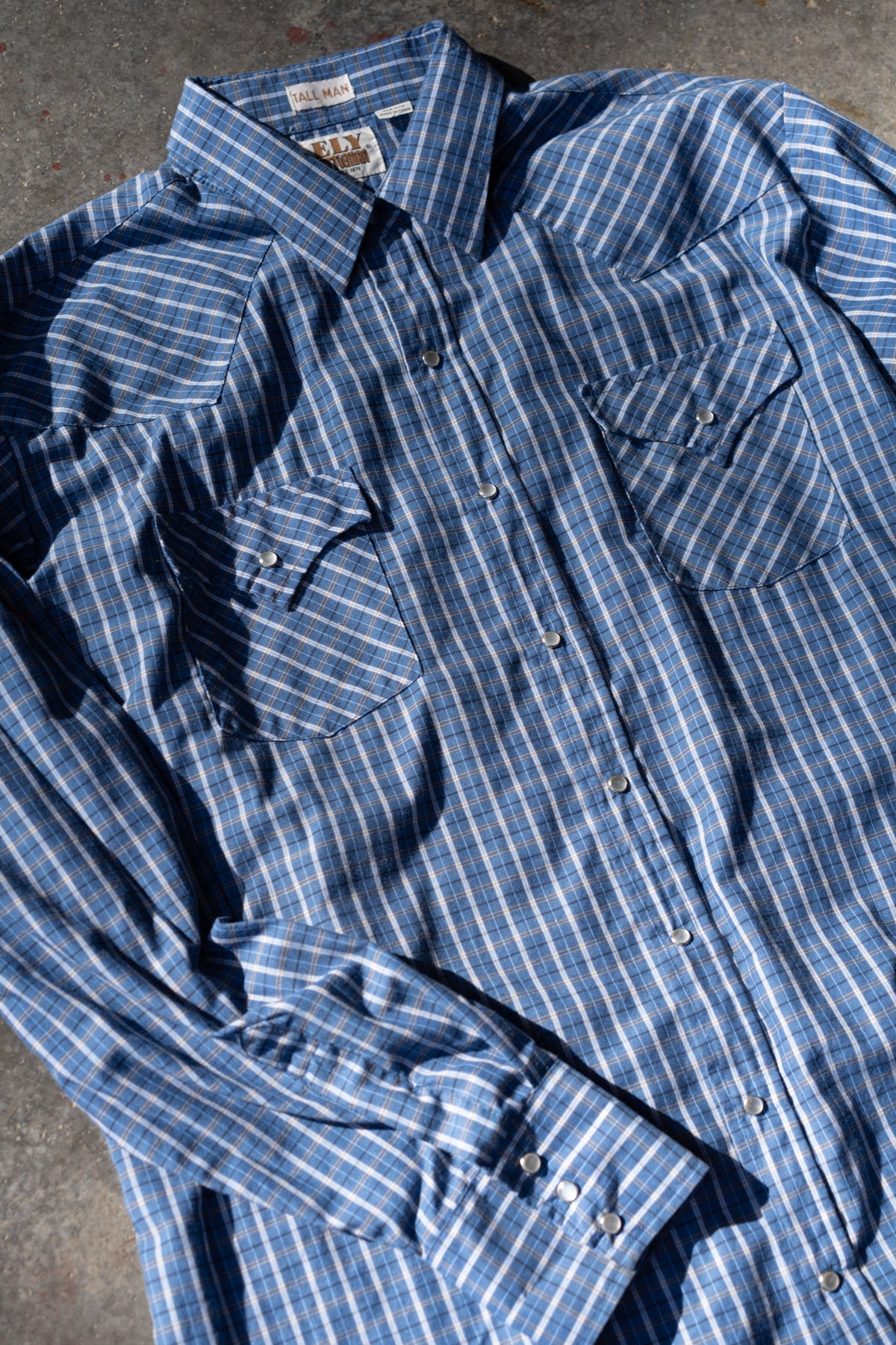 ELY Plaid Western Shirt
