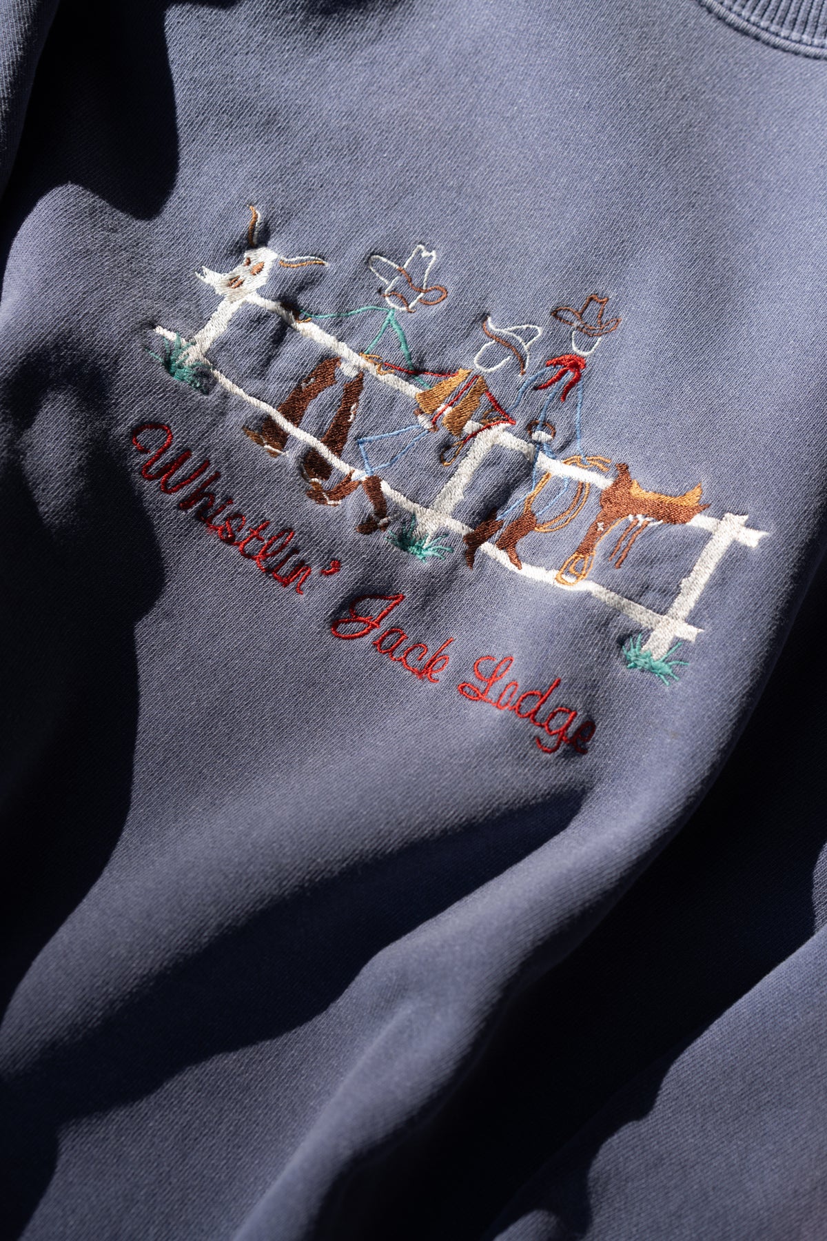 Cowboy Embroidered Sweatshirt