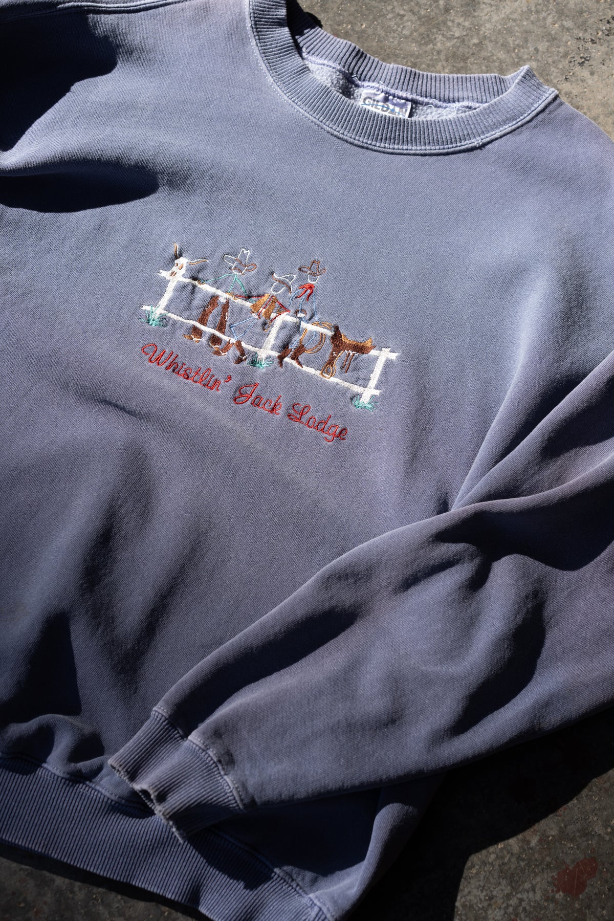 Cowboy Embroidered Sweatshirt