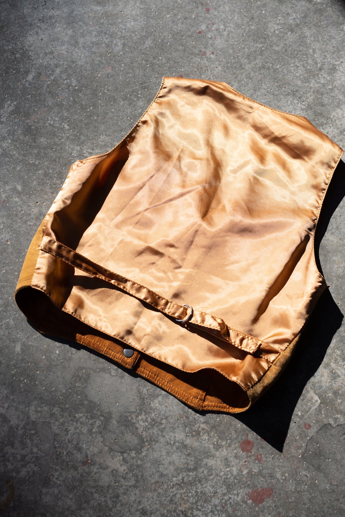 Reversible Suede Corduroy Vest
