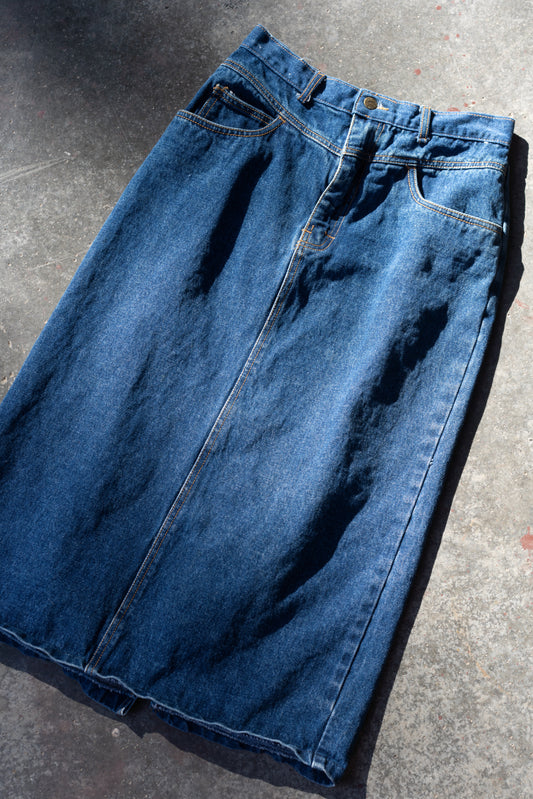 Denim Midi Skirt