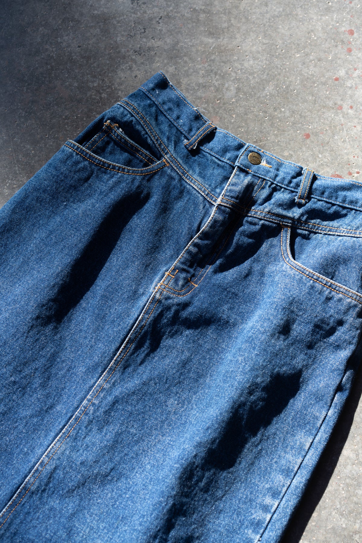 Denim Midi Skirt
