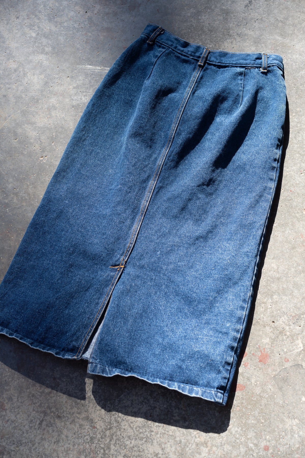 Denim Midi Skirt