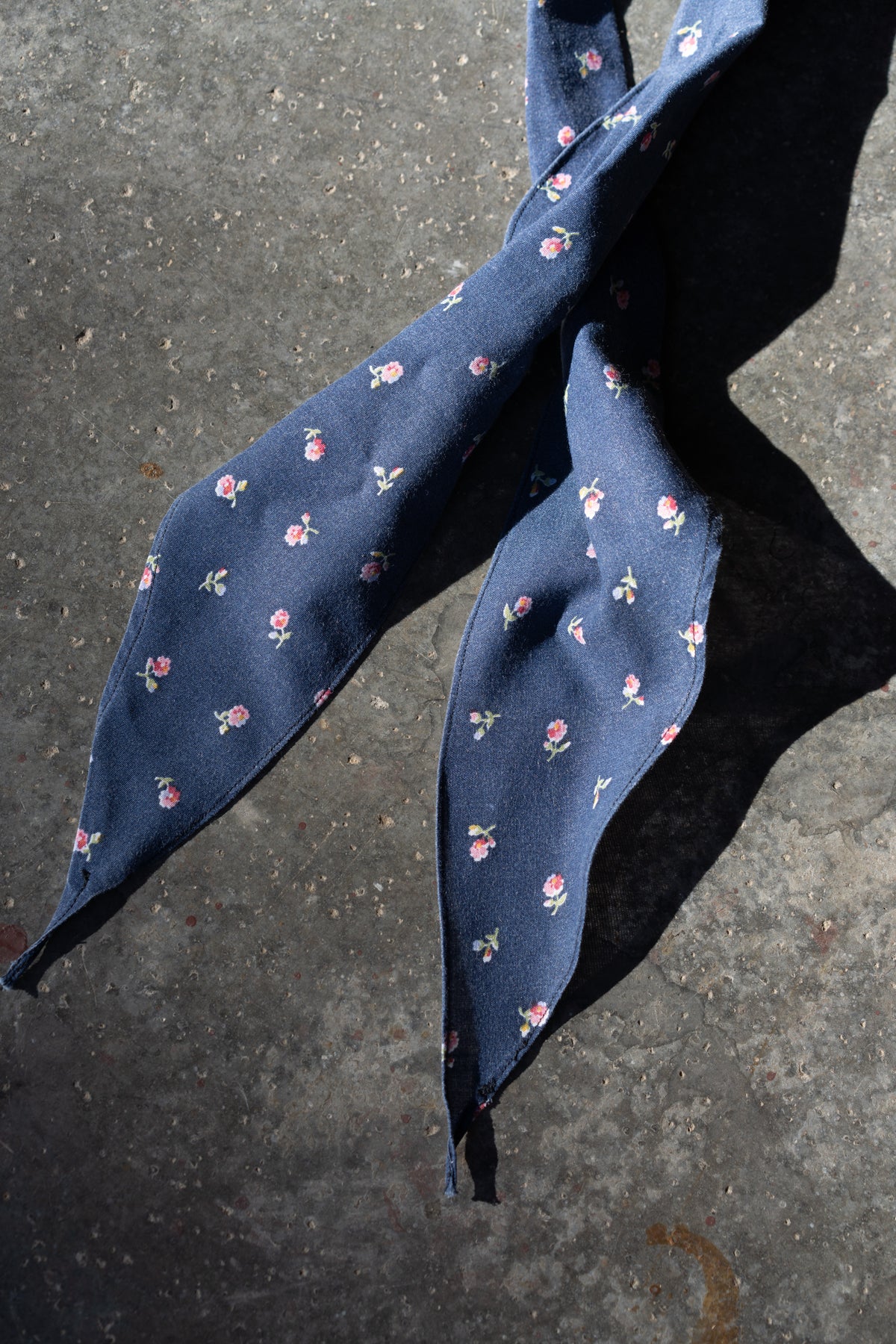 Floral Hair + Neck Scarf