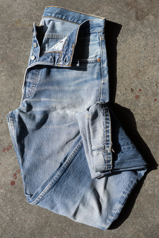 Distressed Levi’s 501 Jeans