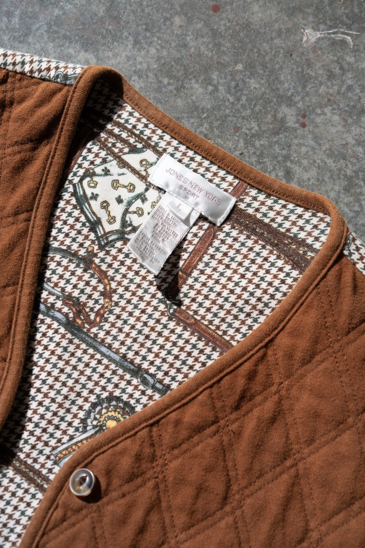 Cotton Equestrian Quilted Vest