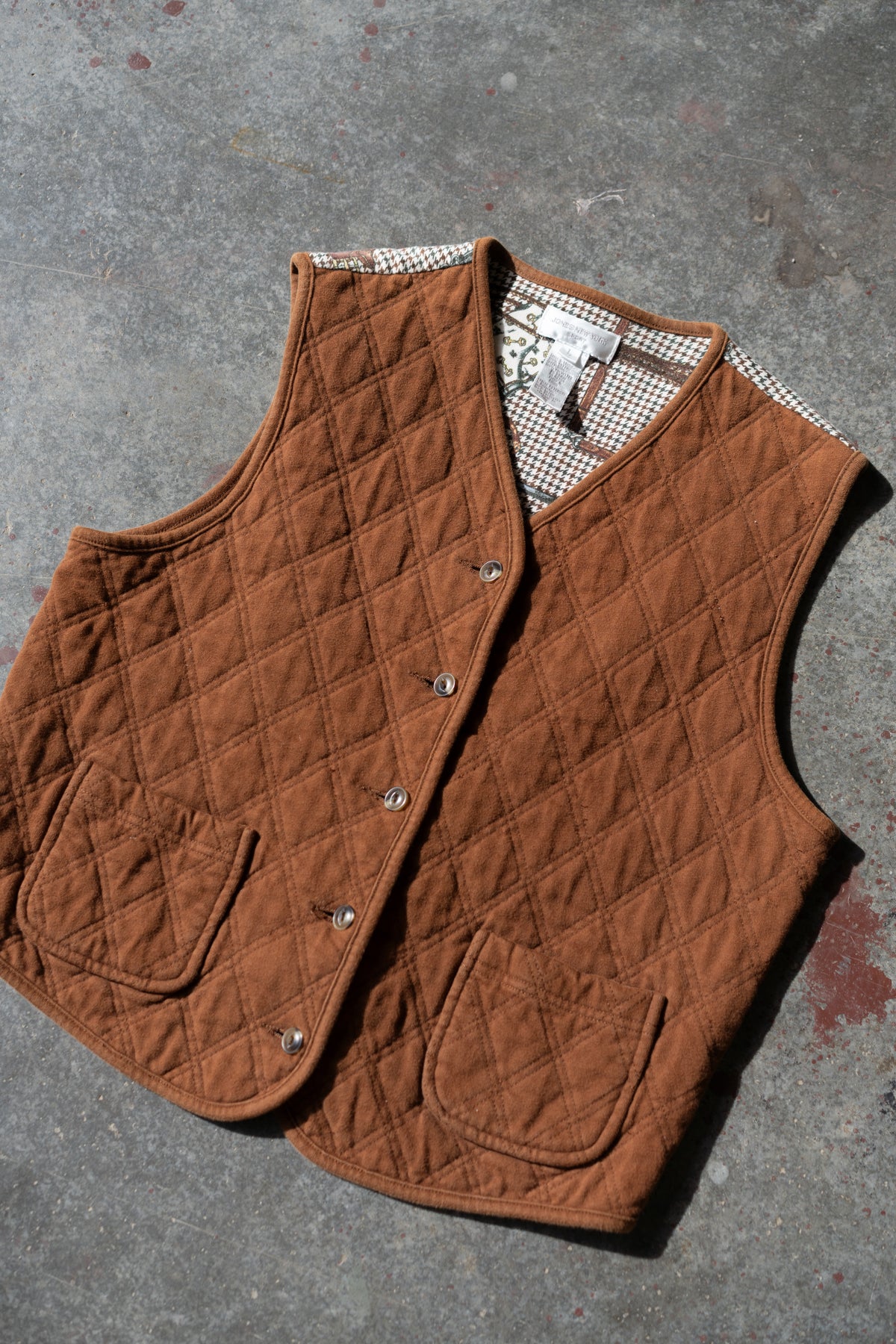 Cotton Equestrian Quilted Vest