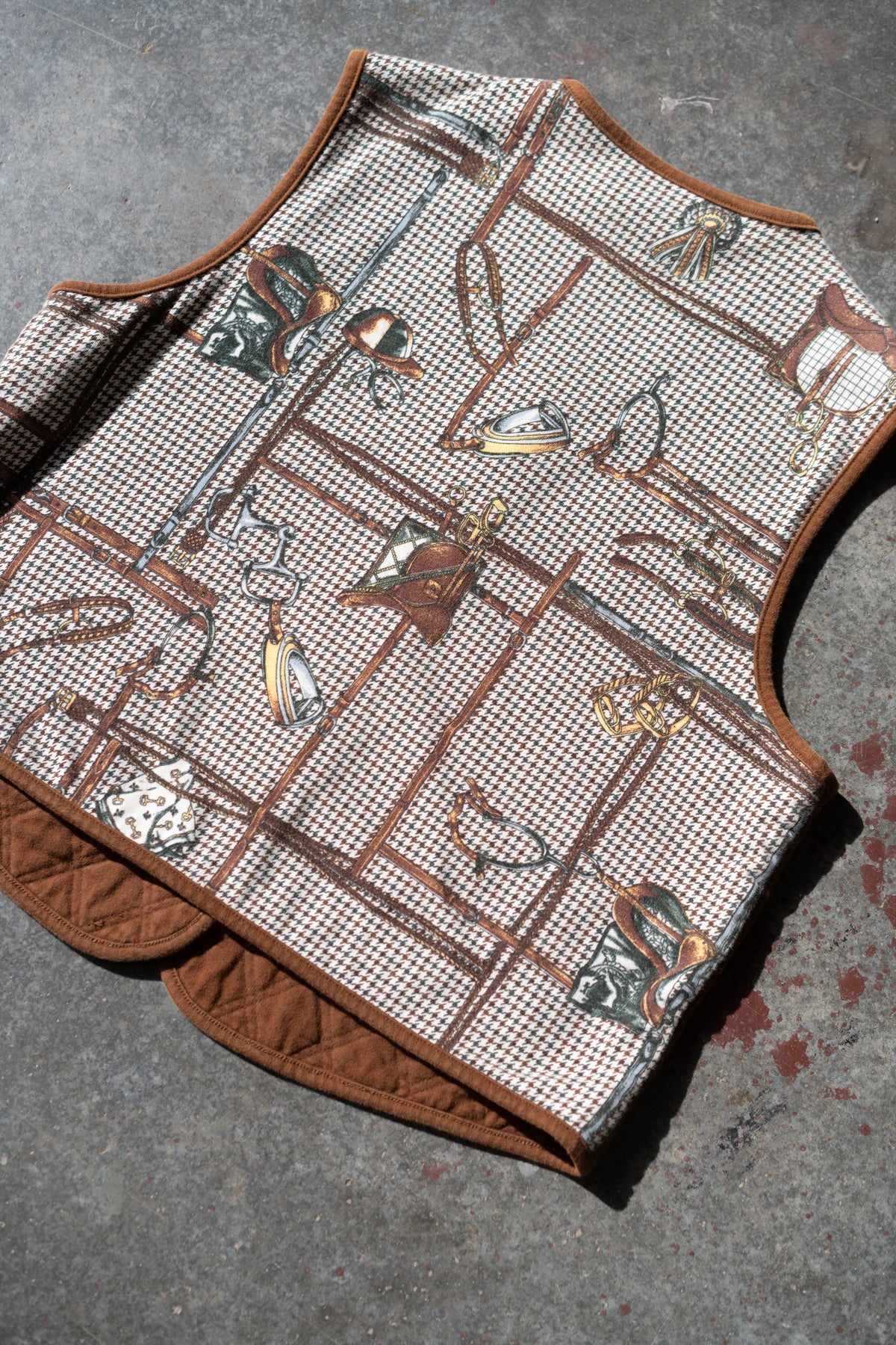 Cotton Equestrian Quilted Vest