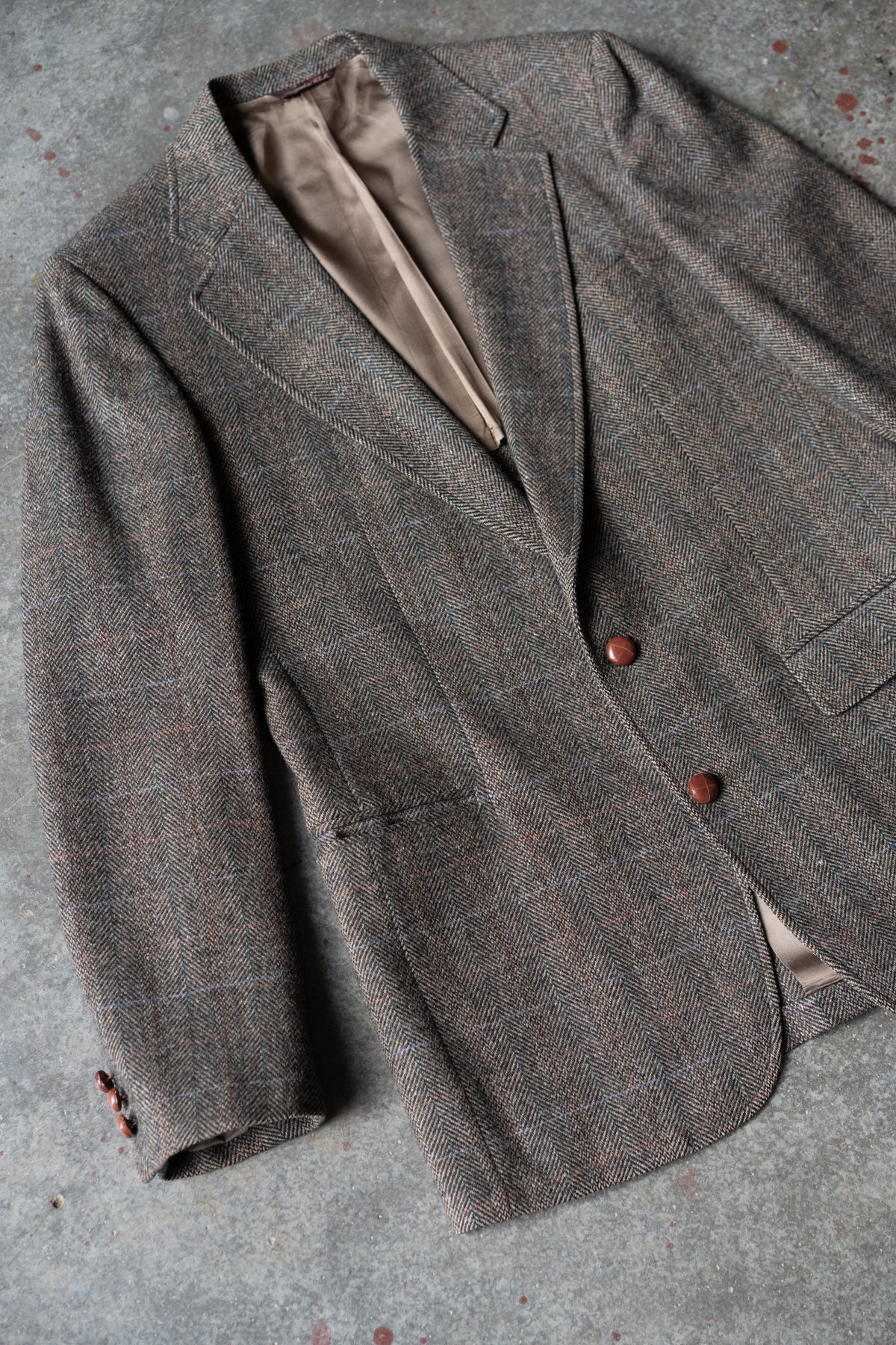 Pure Wool Herringbone Blazer