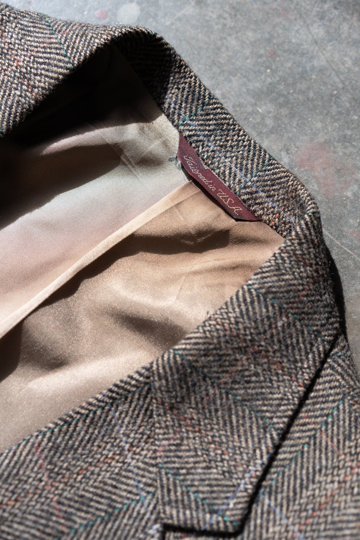 Pure Wool Herringbone Blazer