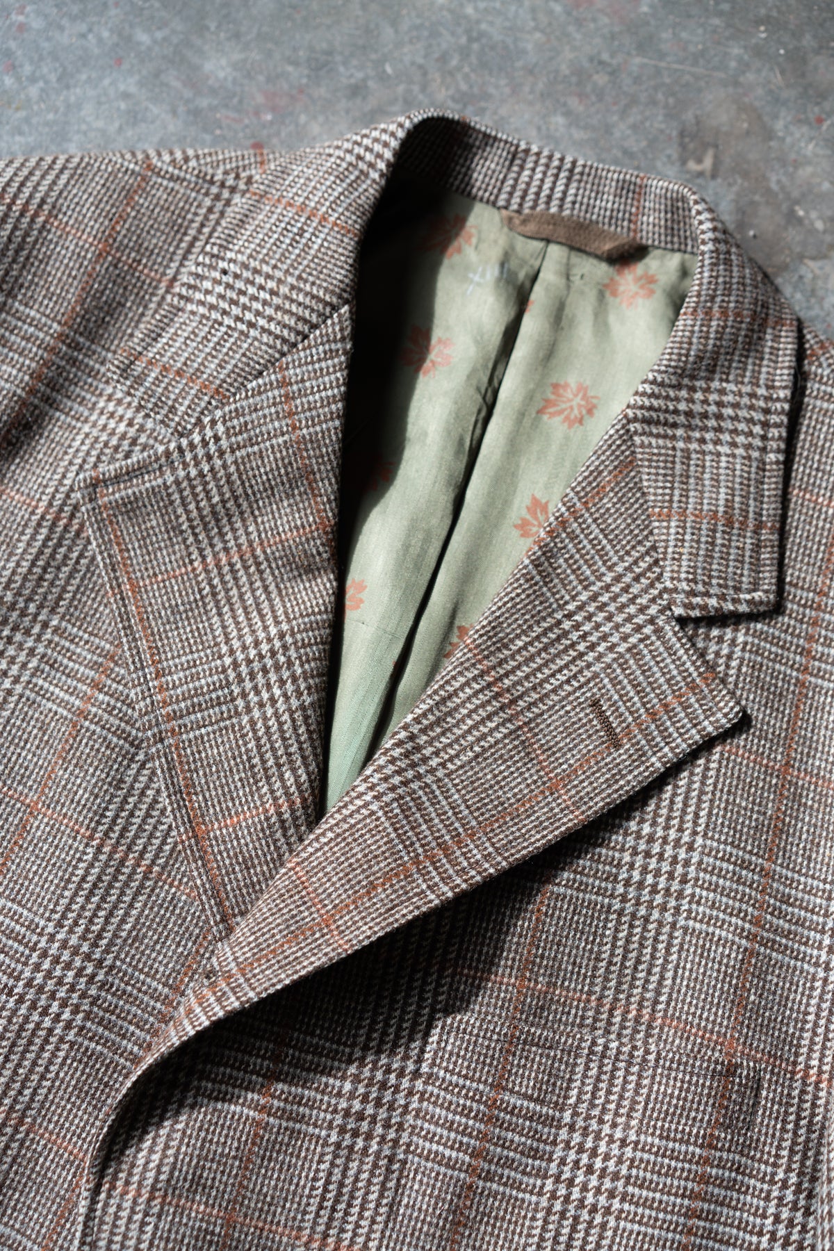 70s Wool Glen Plaid Blazer
