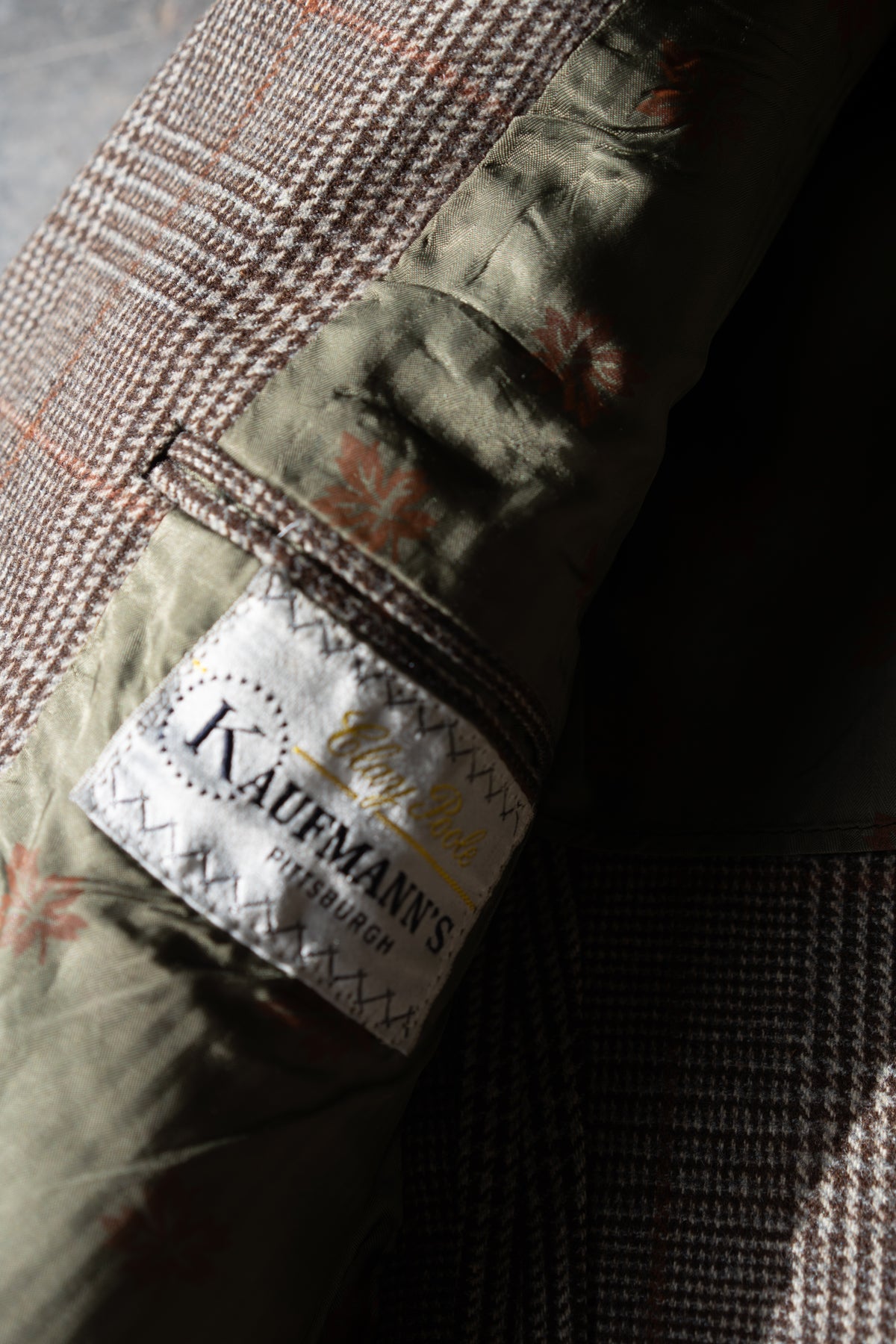 70s Wool Glen Plaid Blazer