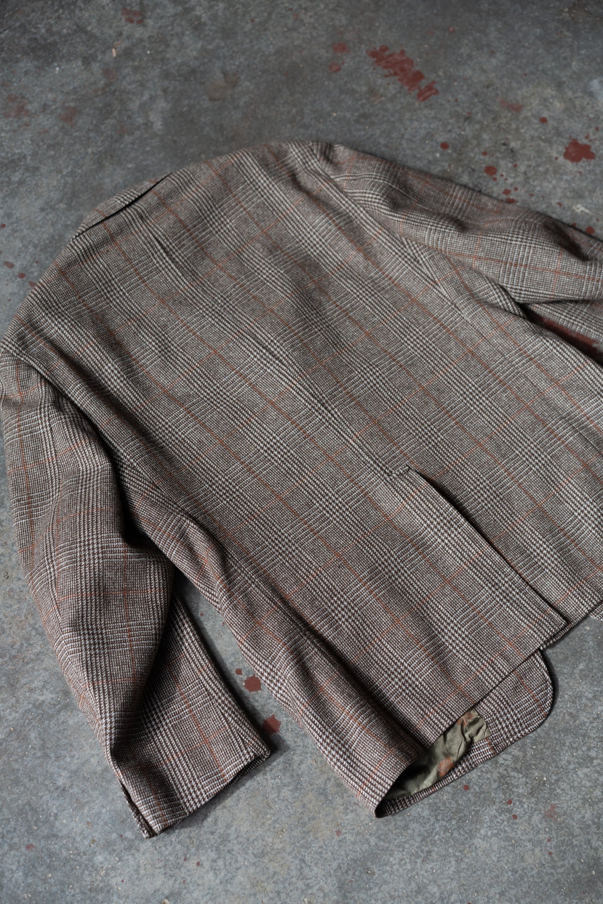 70s Wool Glen Plaid Blazer