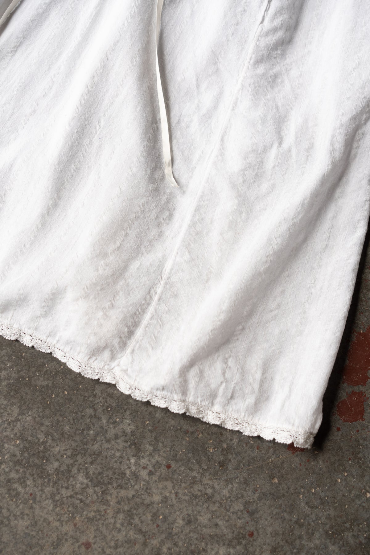 White Cotton Lace Dress