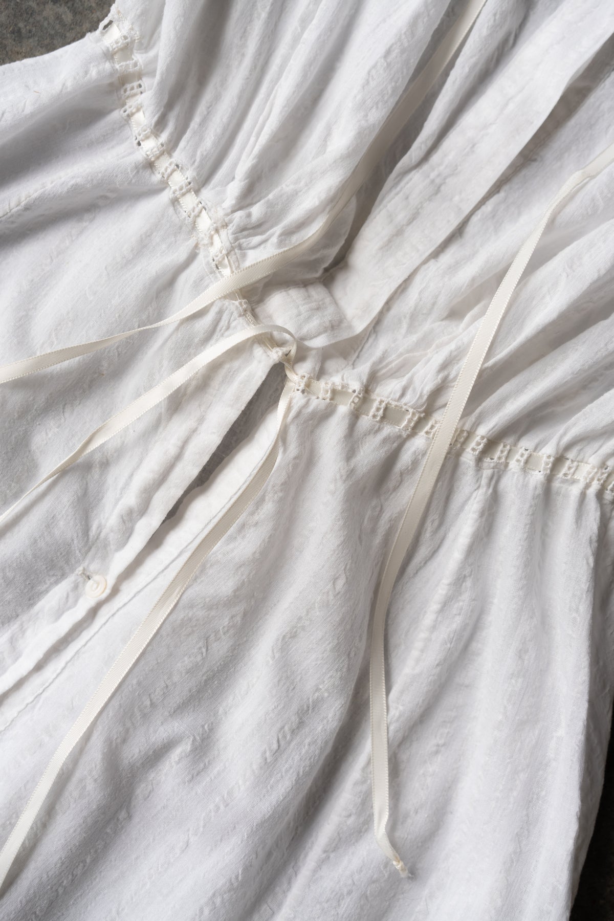 White Cotton Lace Dress