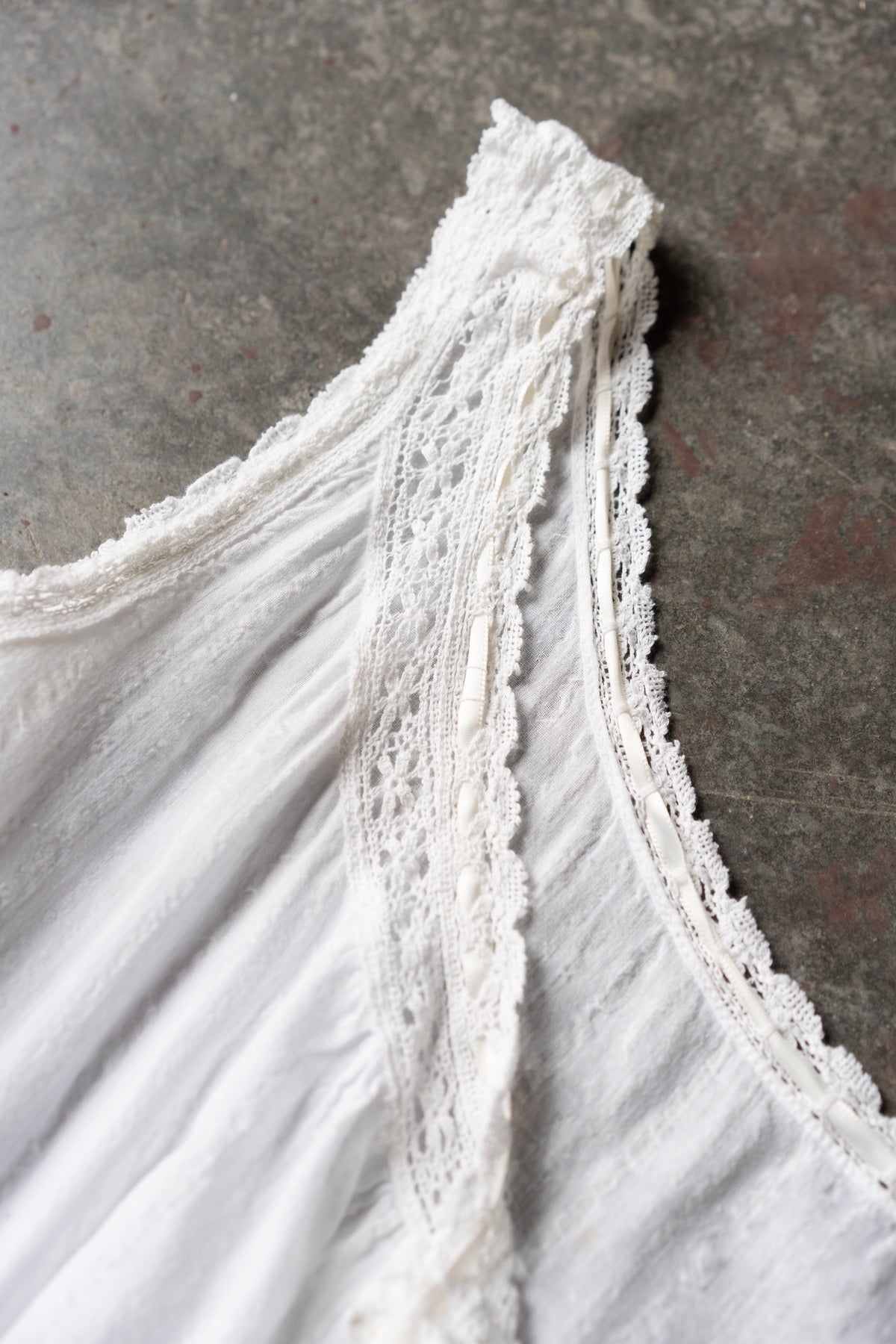 White Cotton Lace Dress