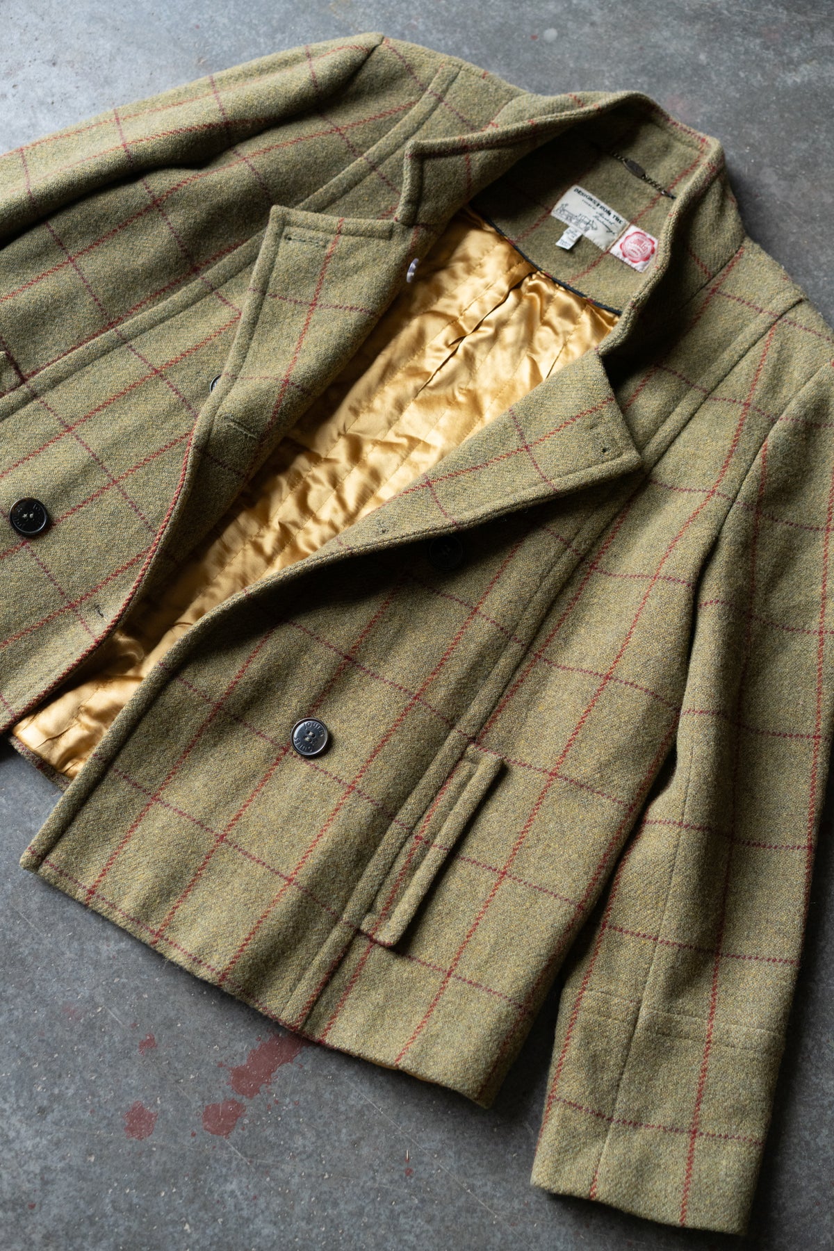 Joules Wool Check Jacket