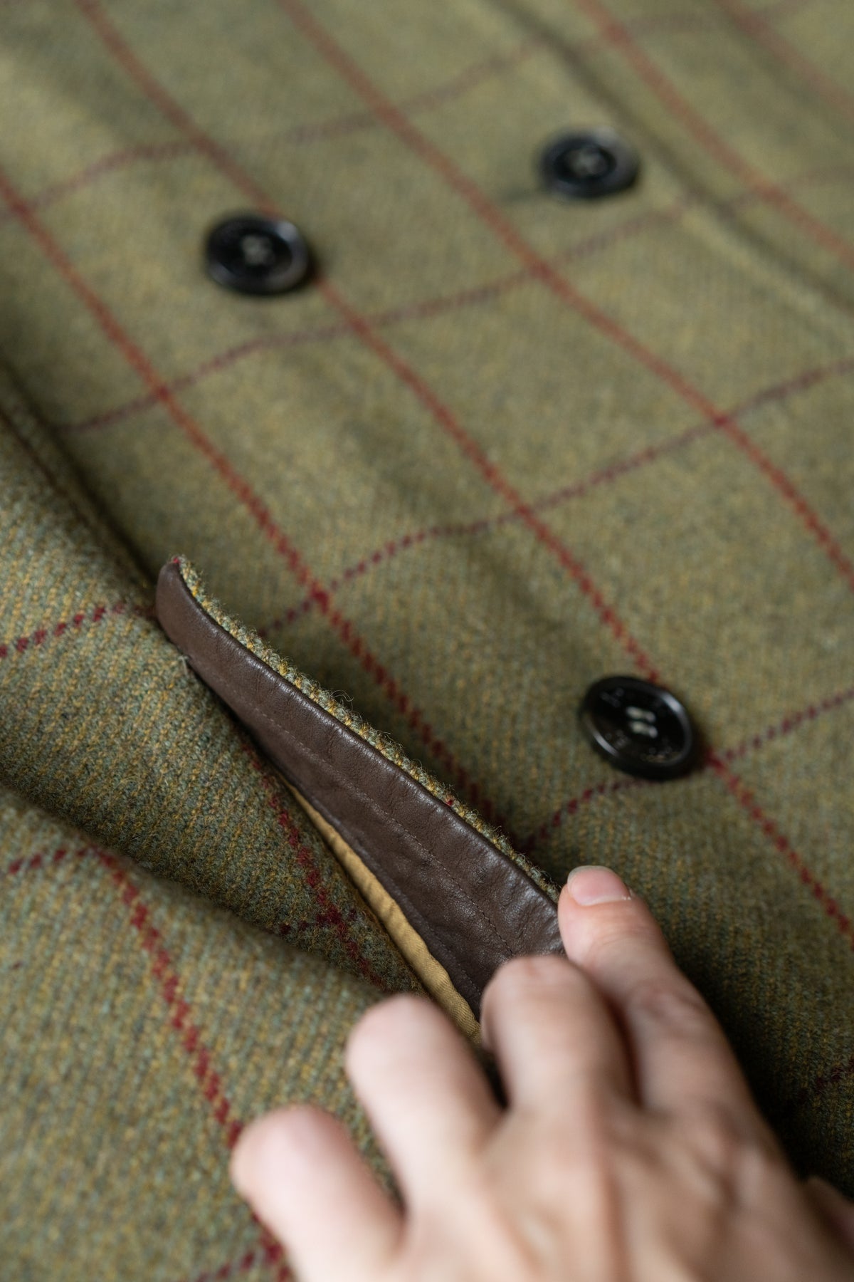 Joules Wool Check Jacket