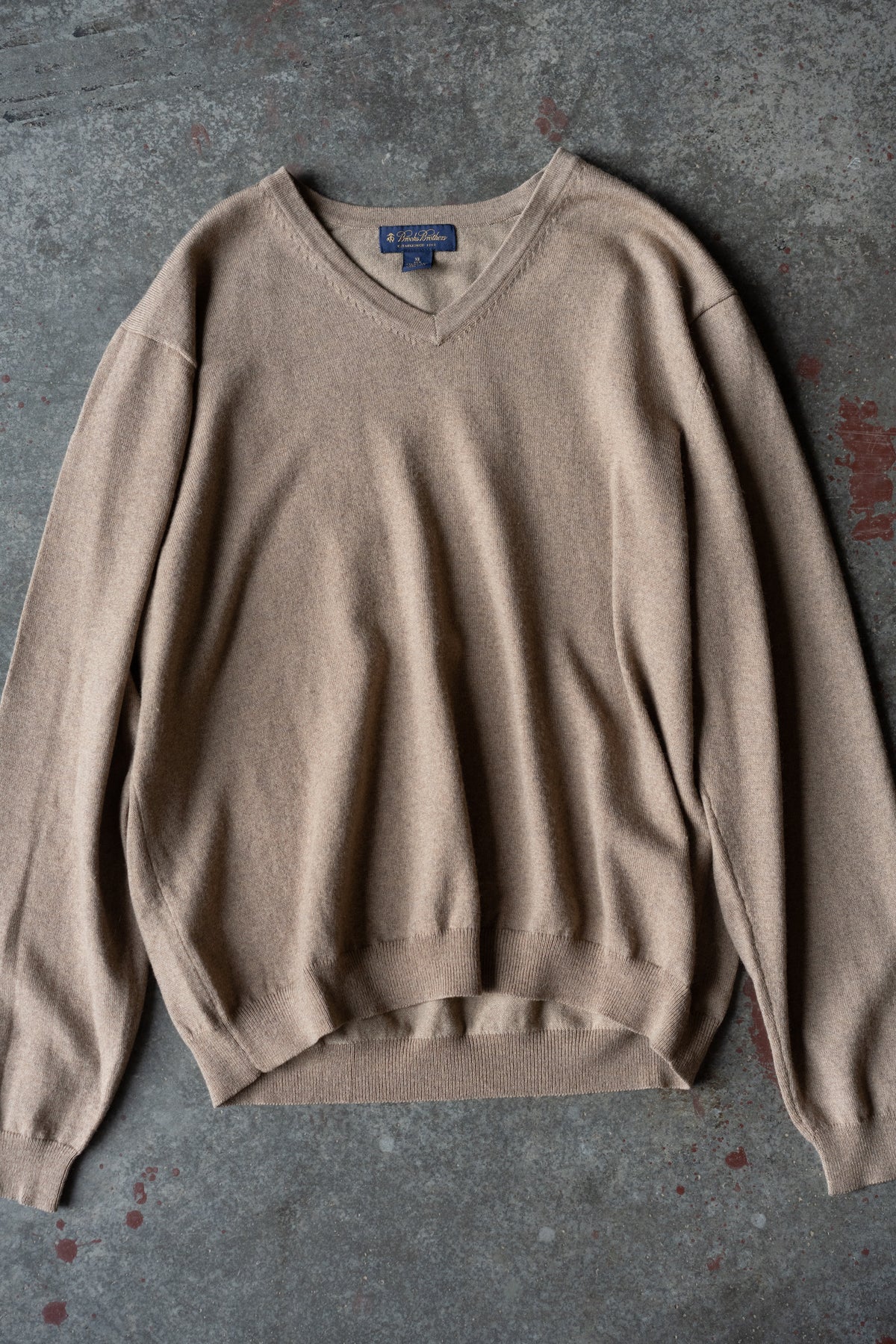Brooks Brothers Merino Wool V-Neck Sweater