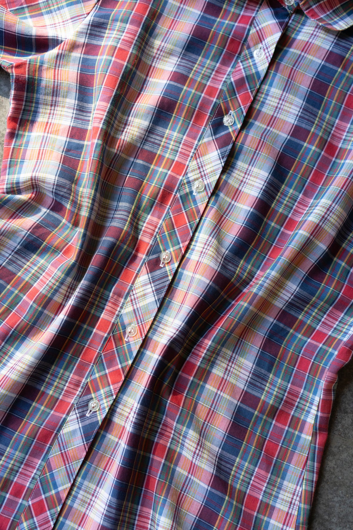 80s Wayne Taylor Plaid Button Down Shirt