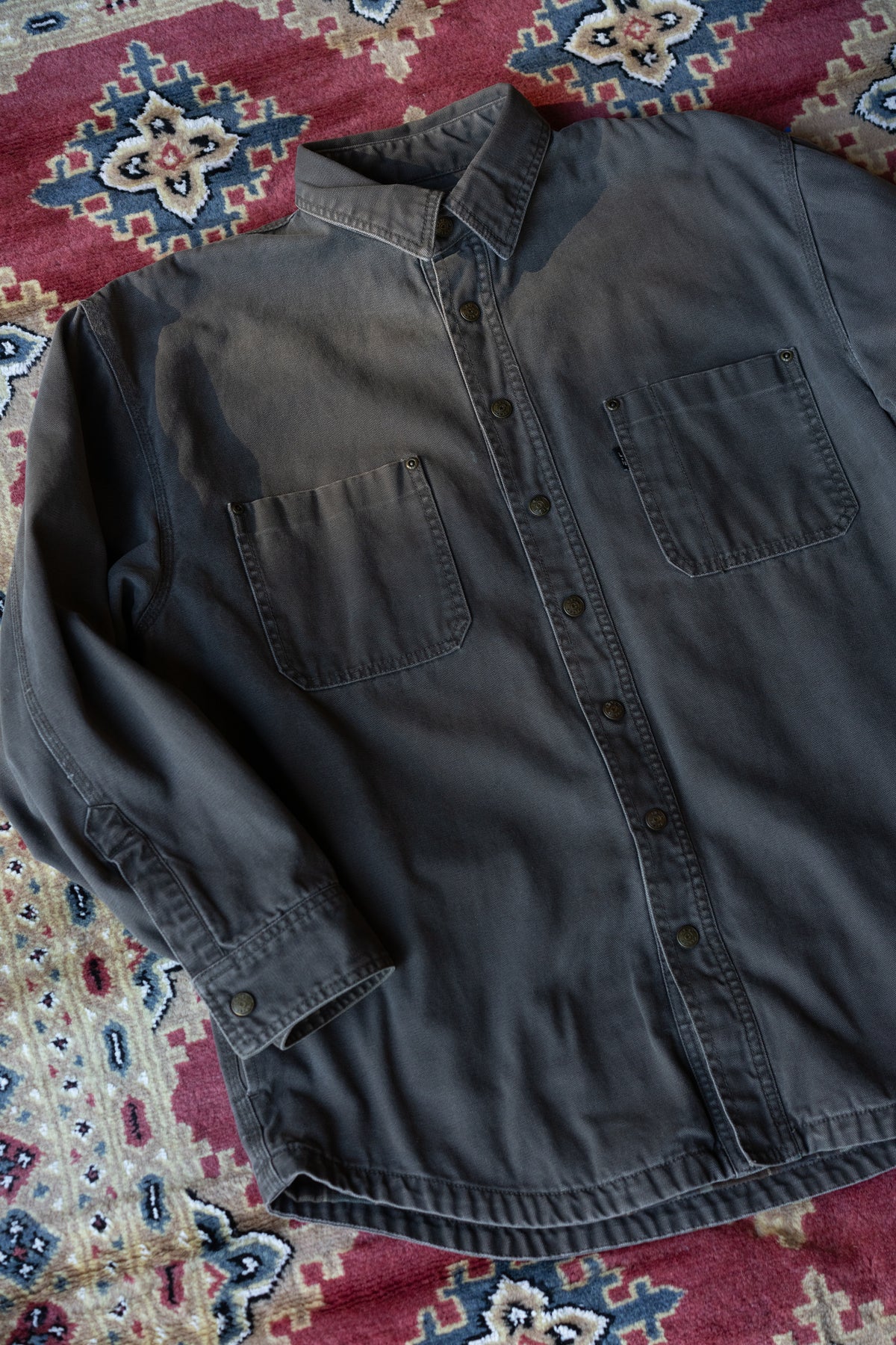 Lakin McKey Trading Co. Faded Canvas Workwear Jacket