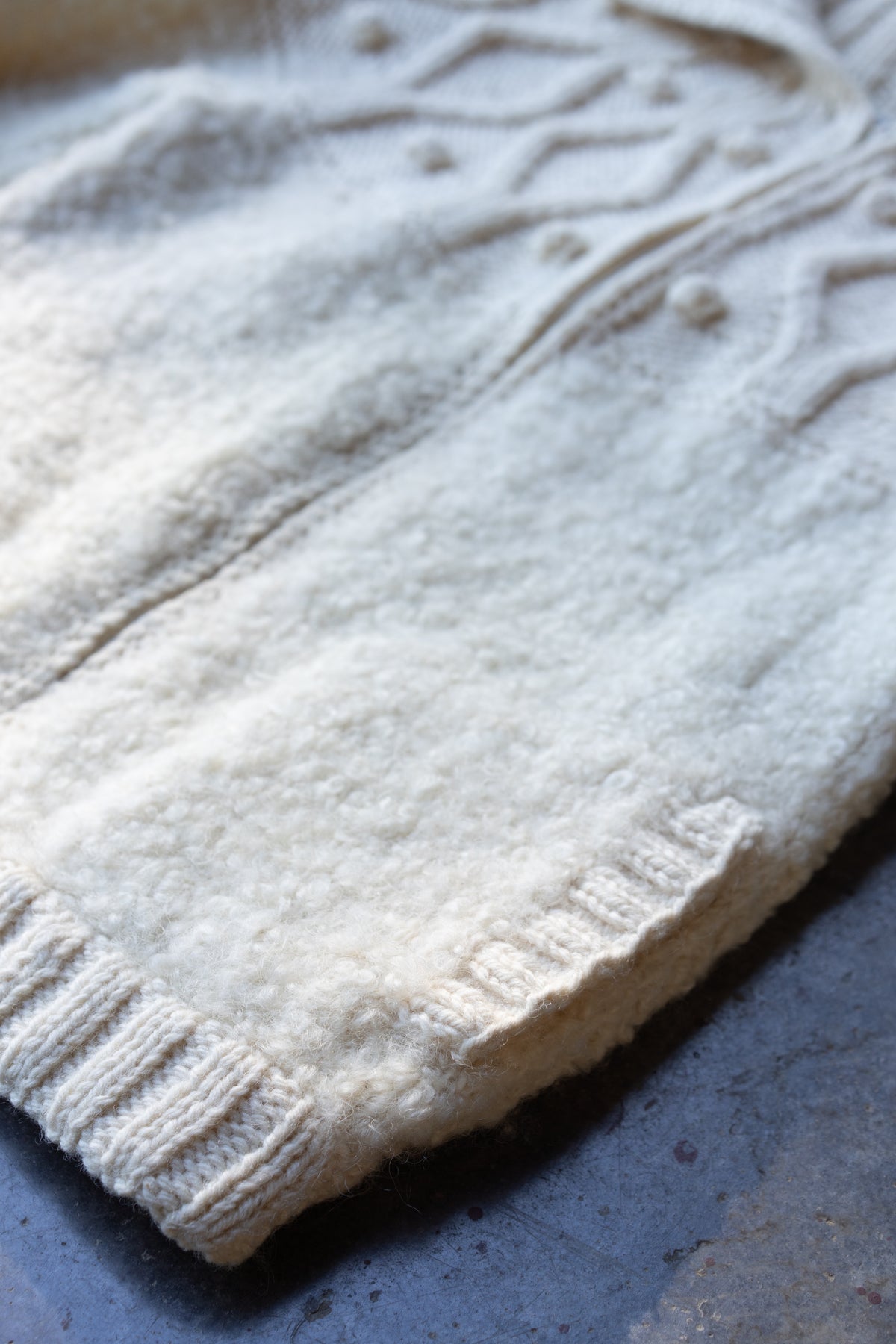 Avoca Handweavers Irish Wool Zip Cardigan