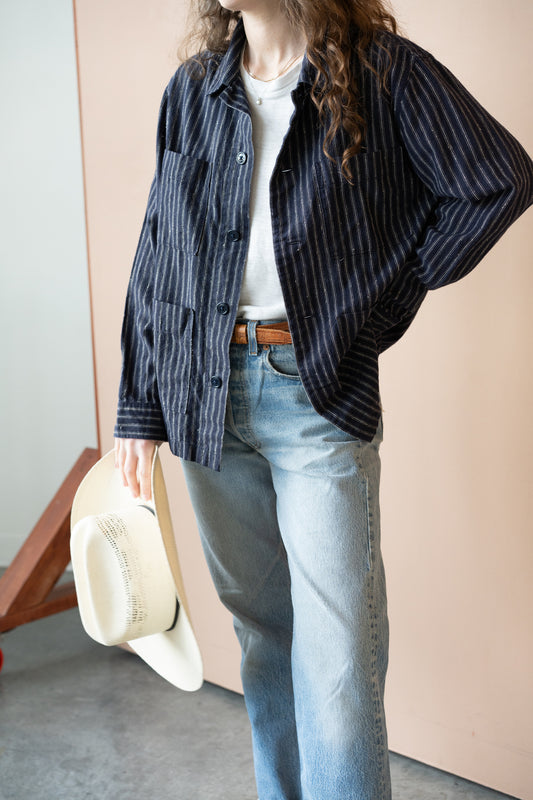 Linen Cotton Shirt Jacket